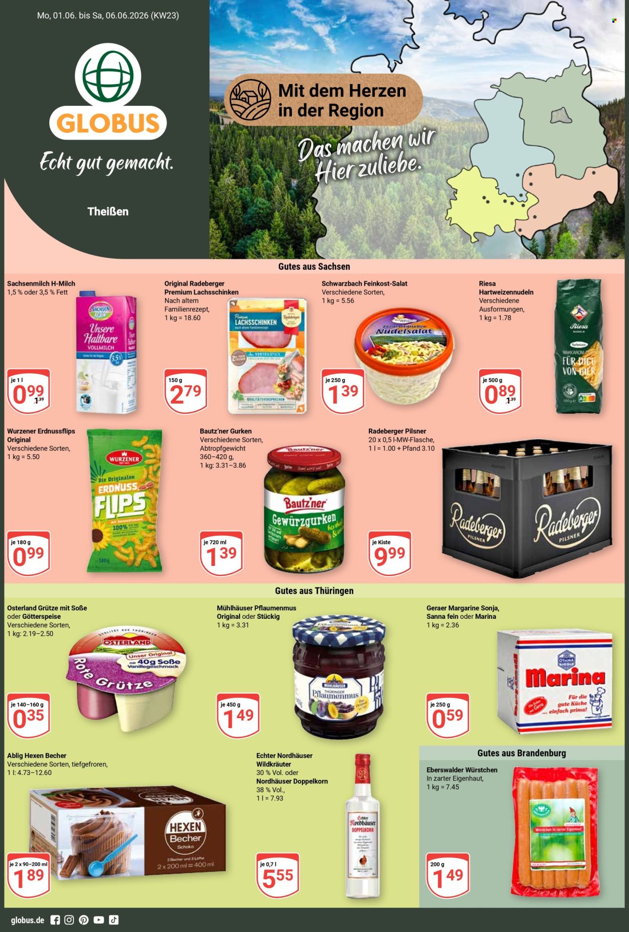 Globus Prospekte  - 1.6.2026 - 6.6.2026. Seite 1