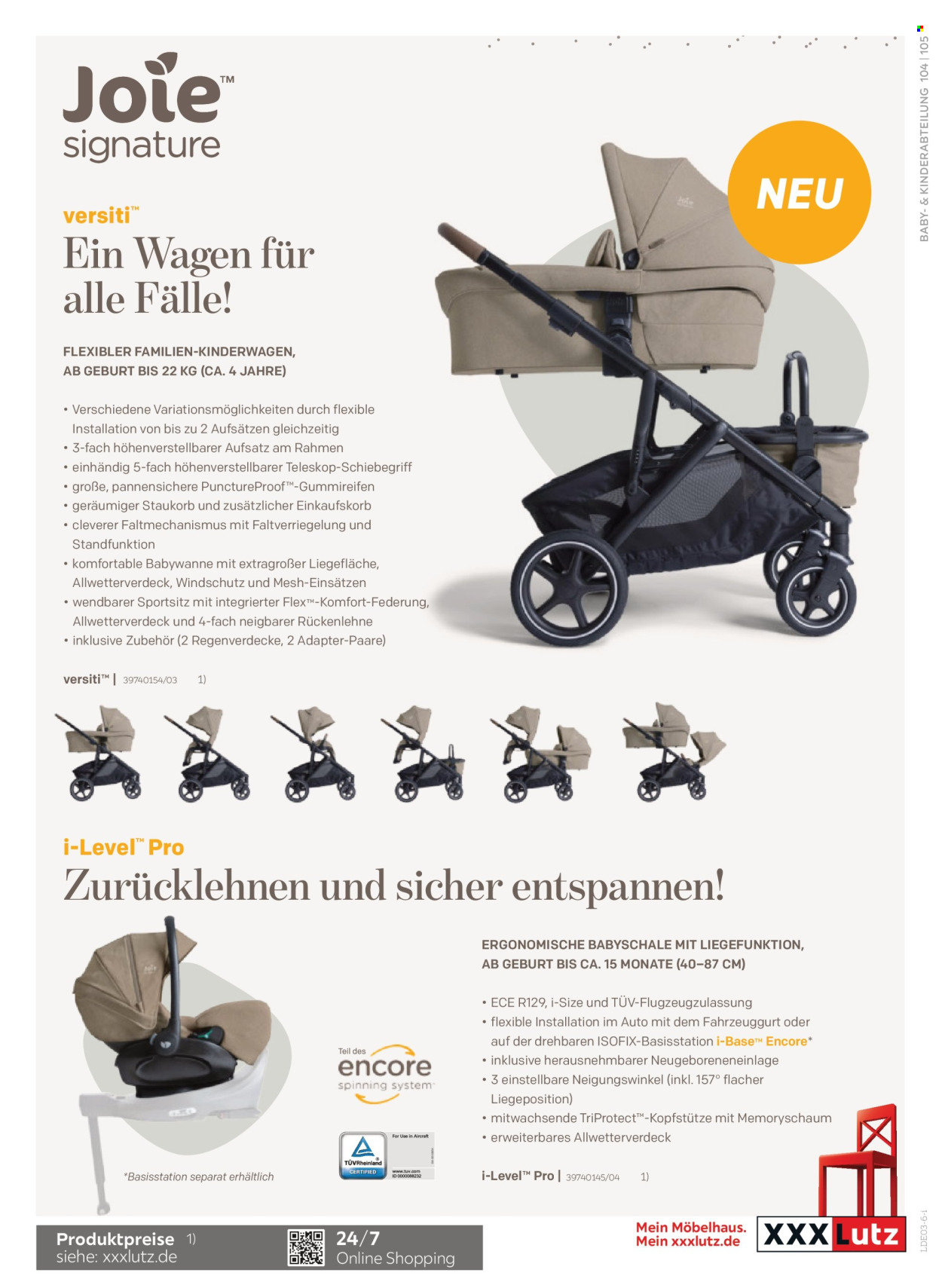 XXXLutz Prospekte  - 1.3.2026 - 31.8.2026. Seite 105