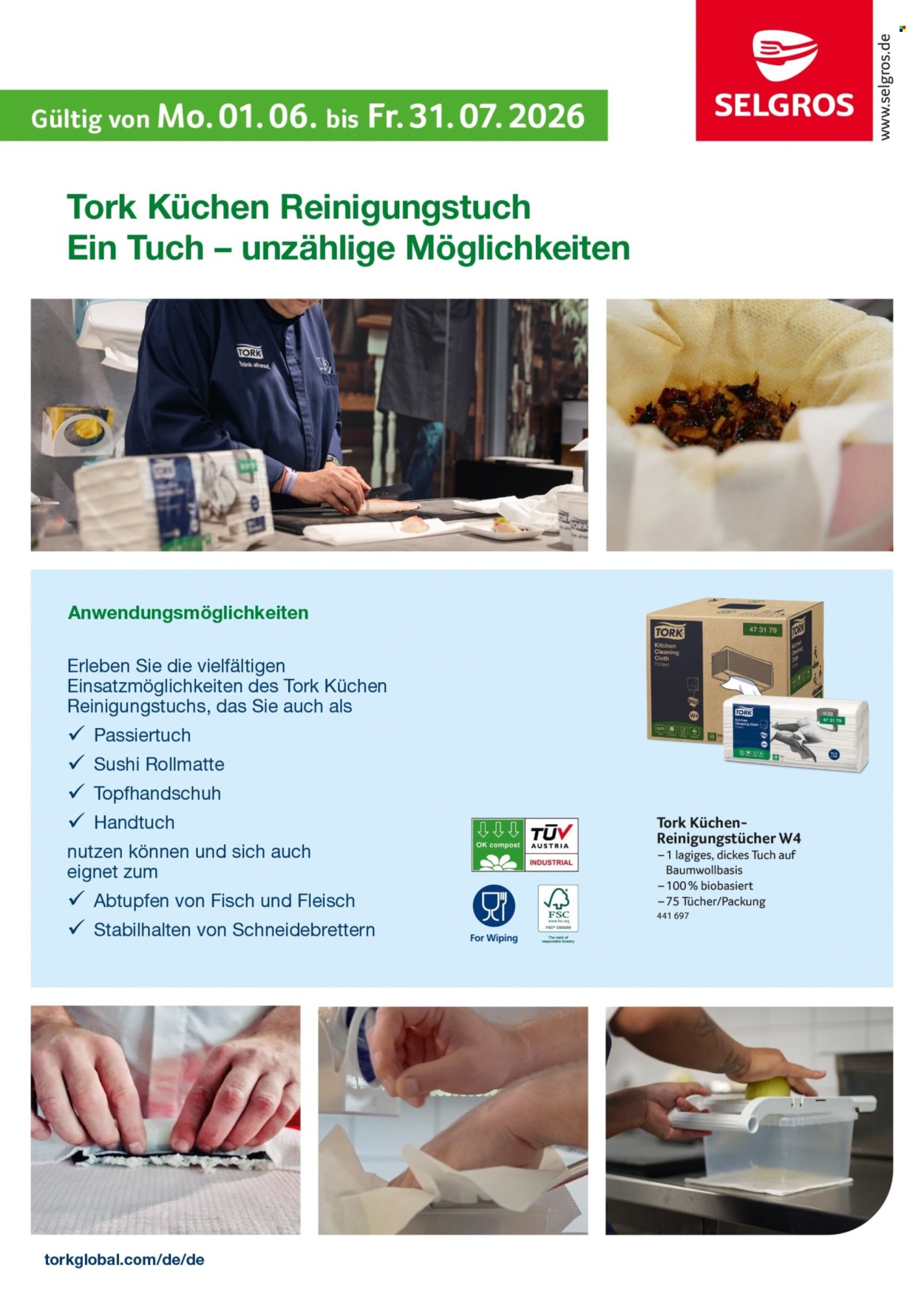 Selgros Prospekte  - 1.6.2026 - 31.7.2026. Seite 1