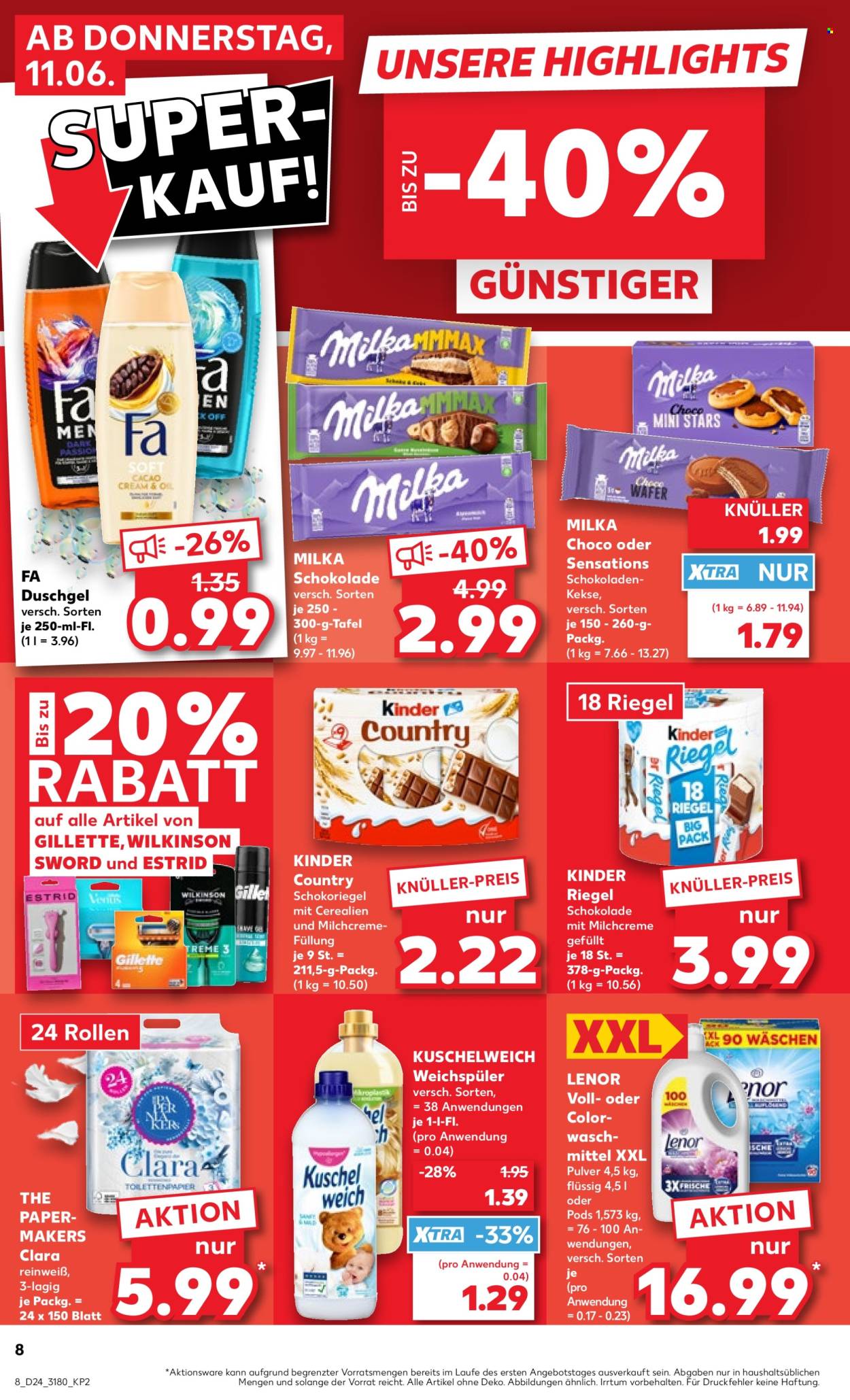 Kaufland Prospekte  - 11.6.2026 - 17.6.2026. Seite 8
