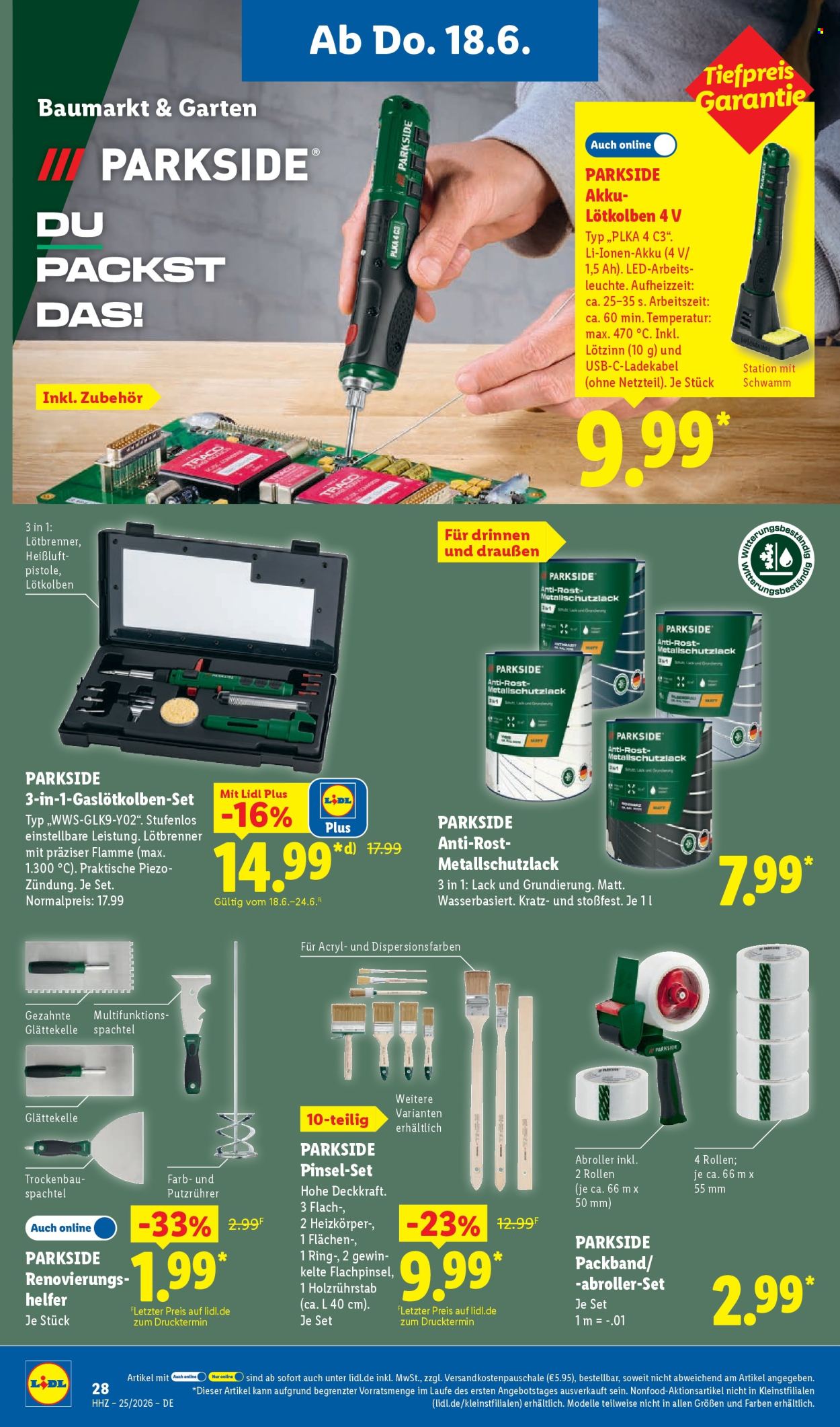 Lidl Prospekte  - 15.6.2026 - 20.6.2026. Seite 50