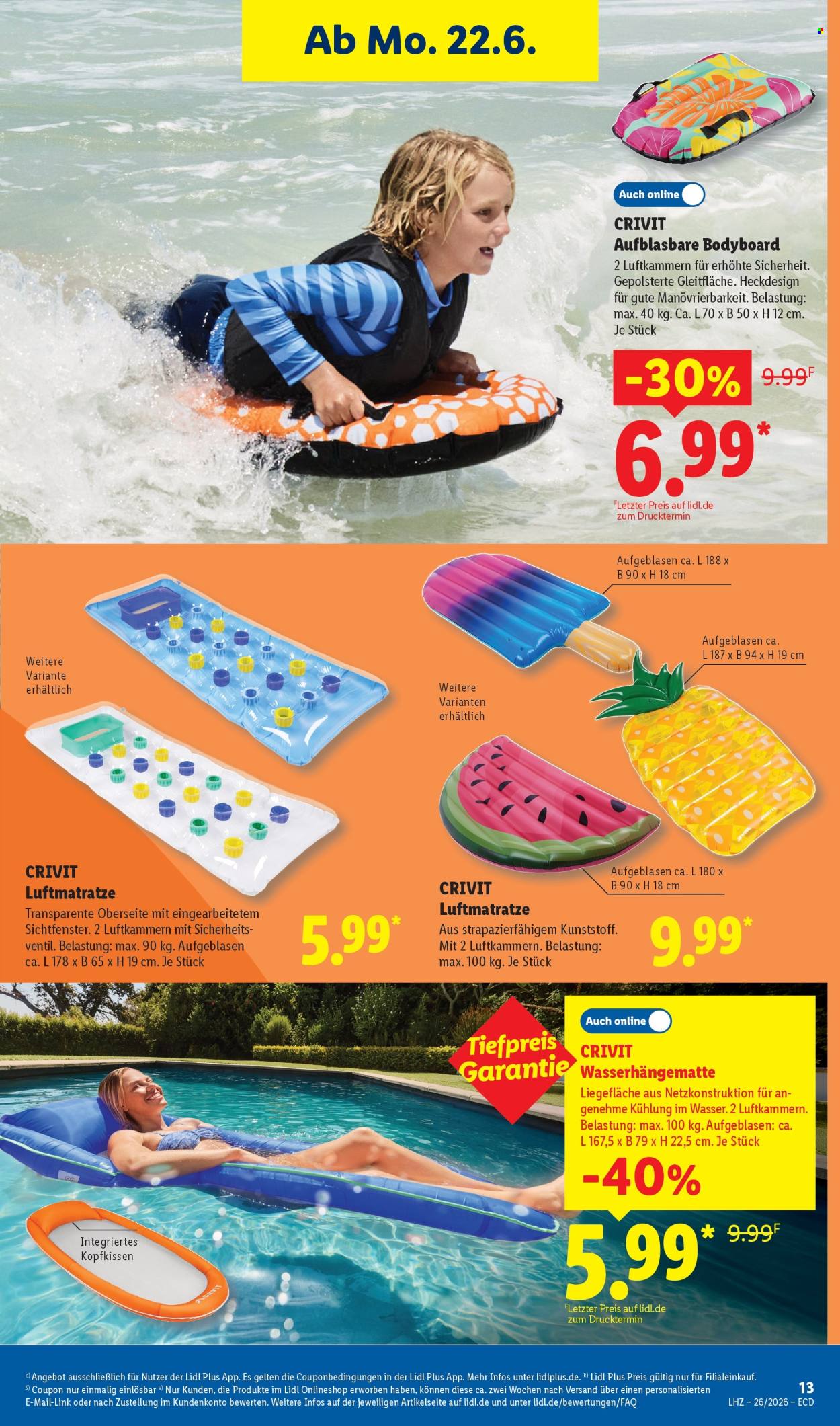 Lidl Prospekte  - 22.6.2026 - 27.6.2026. Seite 9
