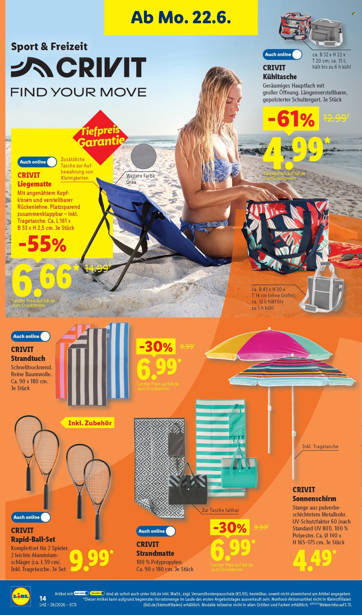 Lidl Prospekte  - 22.6.2026 - 27.6.2026. Seite 10