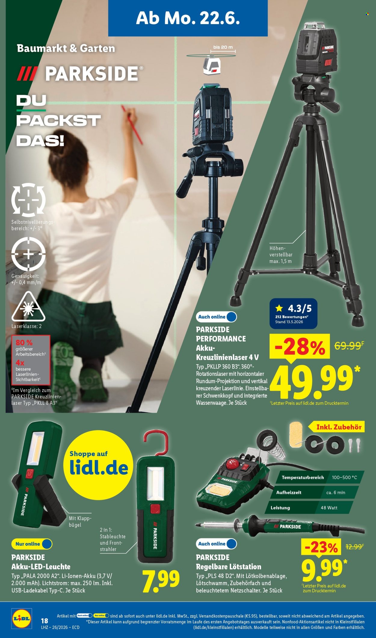 Lidl Prospekte  - 22.6.2026 - 27.6.2026. Seite 16