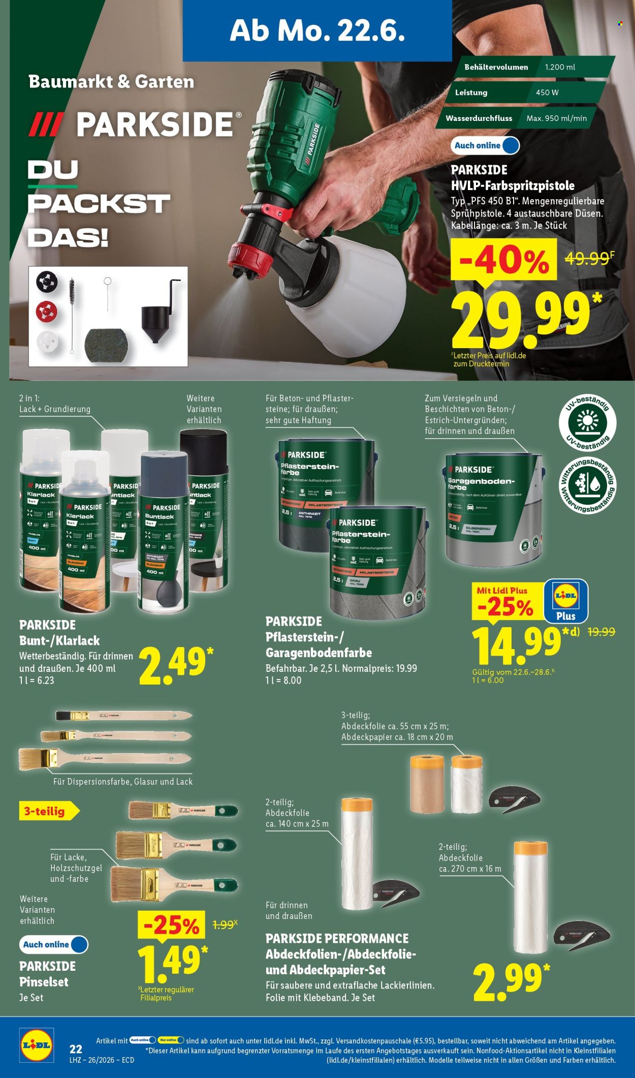 Lidl Prospekte  - 22.6.2026 - 27.6.2026. Seite 20