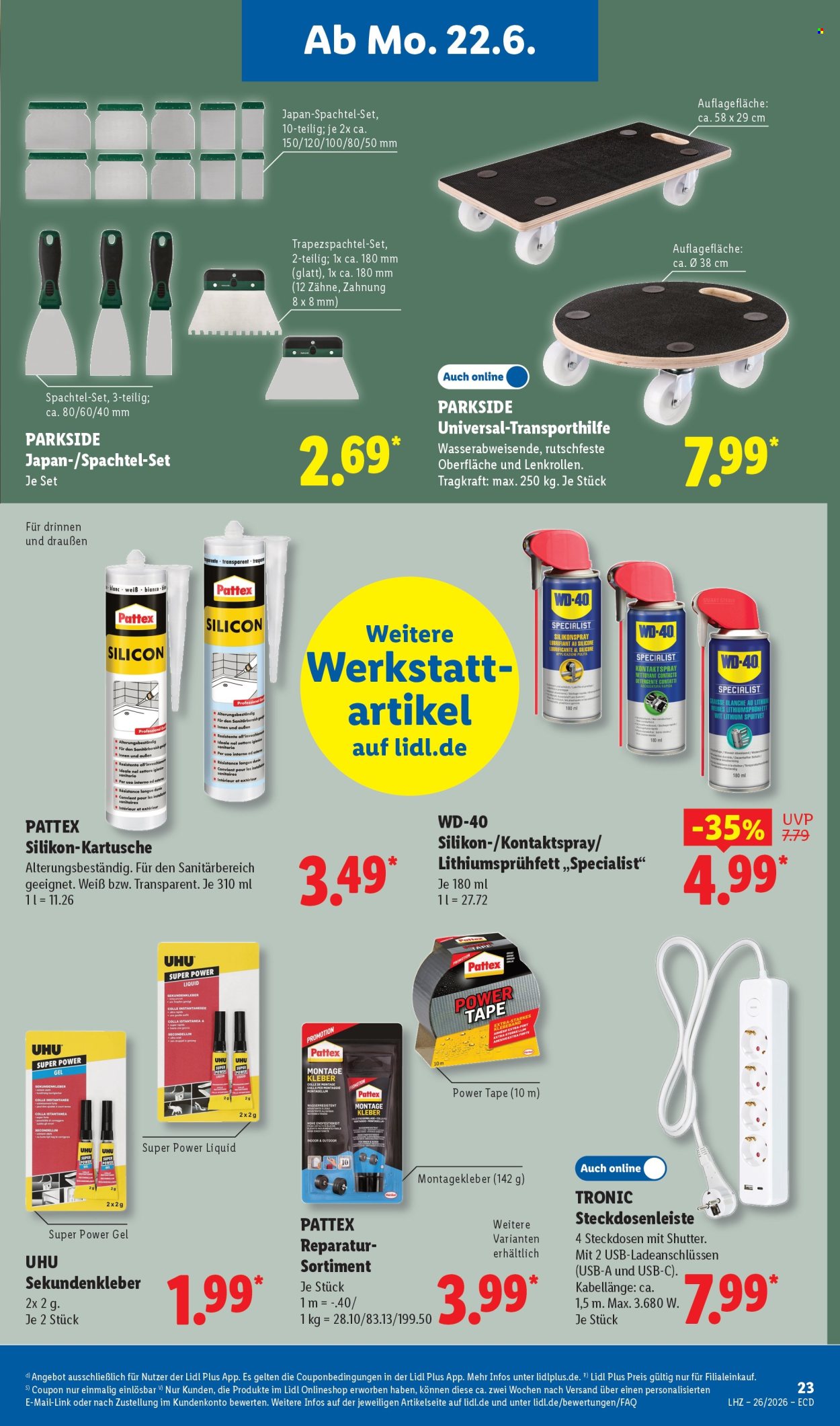 Lidl Prospekte  - 22.6.2026 - 27.6.2026. Seite 21
