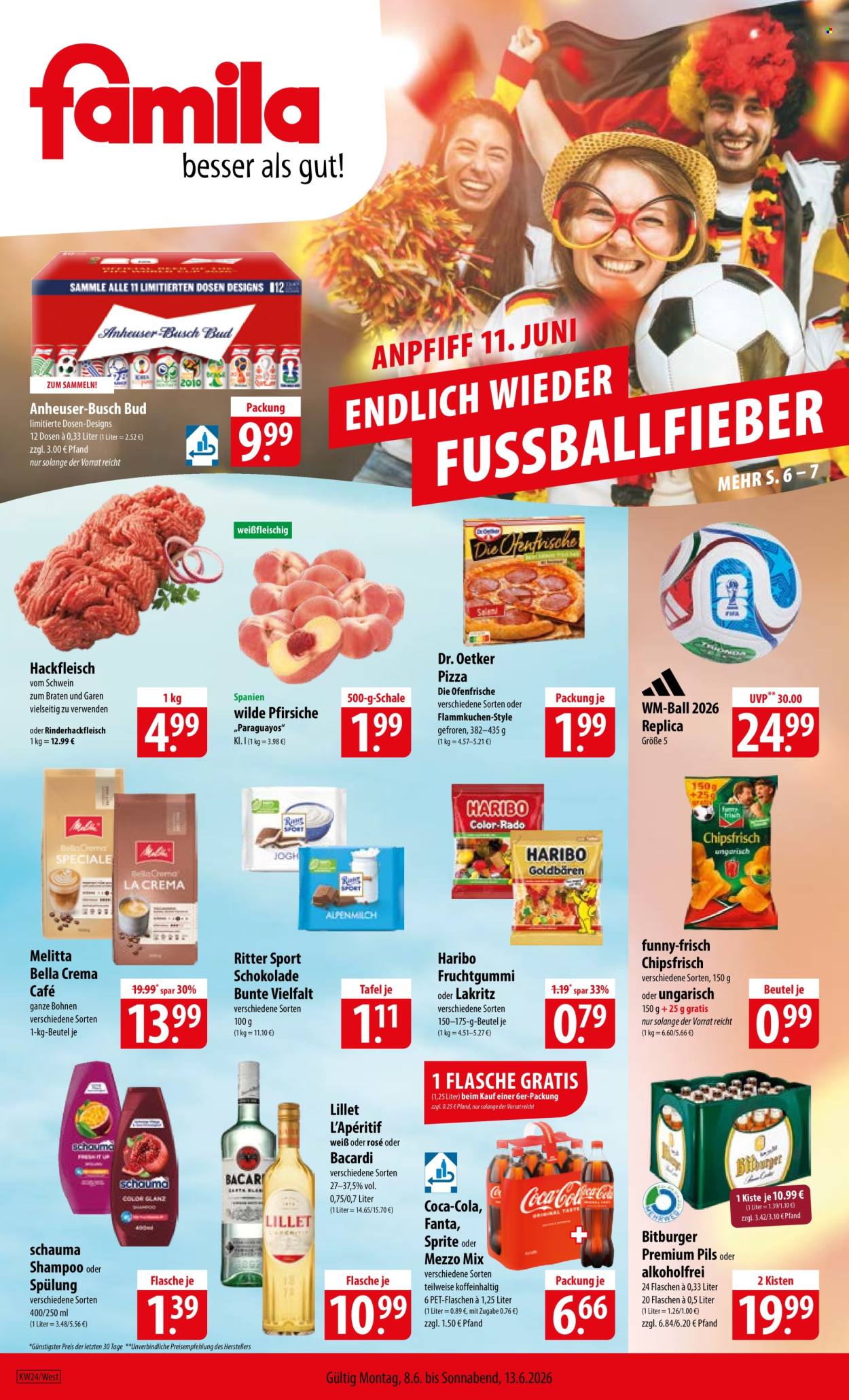 famila Prospekte  - 8.6.2026 - 13.6.2026. Seite 1