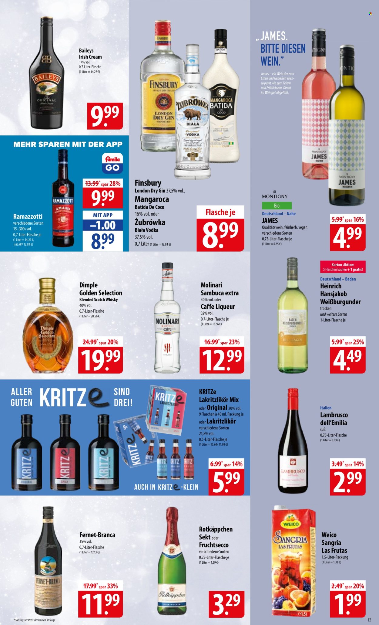 famila Prospekte  - 8.6.2026 - 13.6.2026. Seite 13