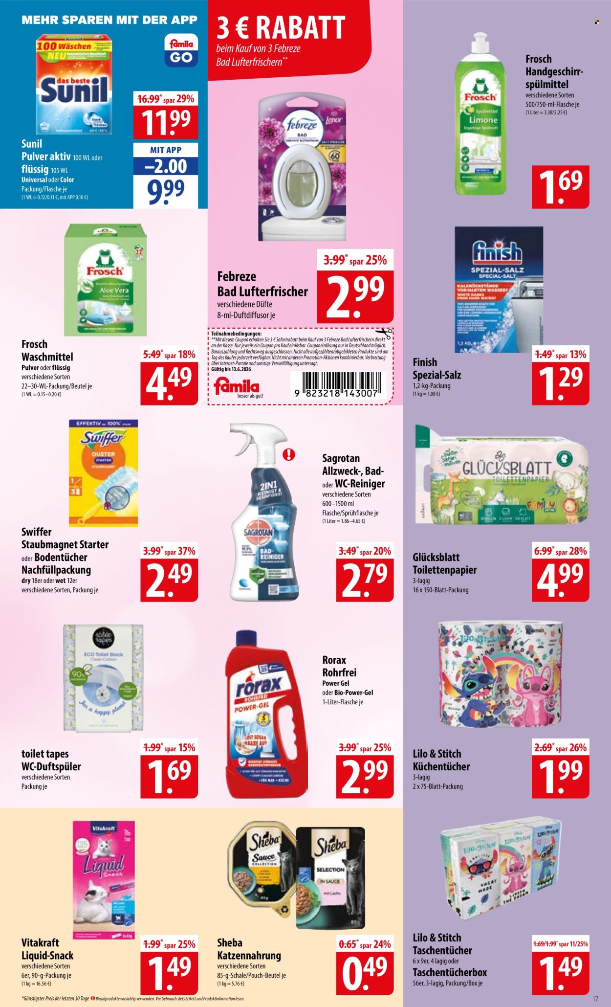 famila Prospekte  - 8.6.2026 - 13.6.2026. Seite 17