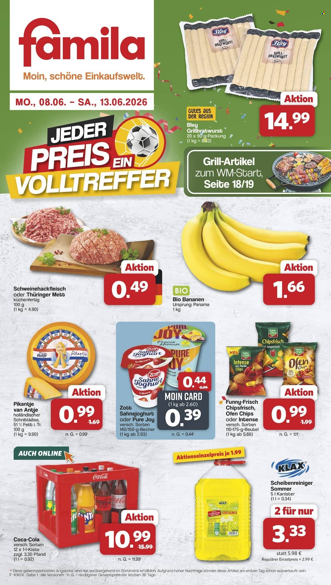 famila Prospekte  - 8.6.2026 - 13.6.2026. Seite 1