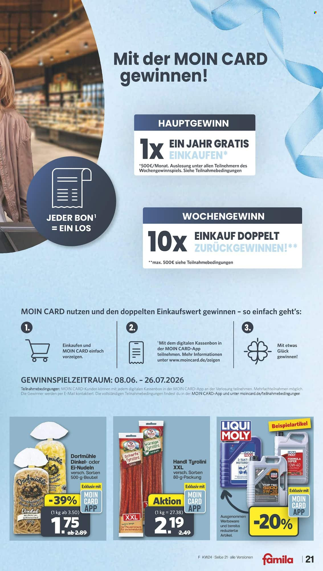 famila Prospekte  - 8.6.2026 - 13.6.2026. Seite 21