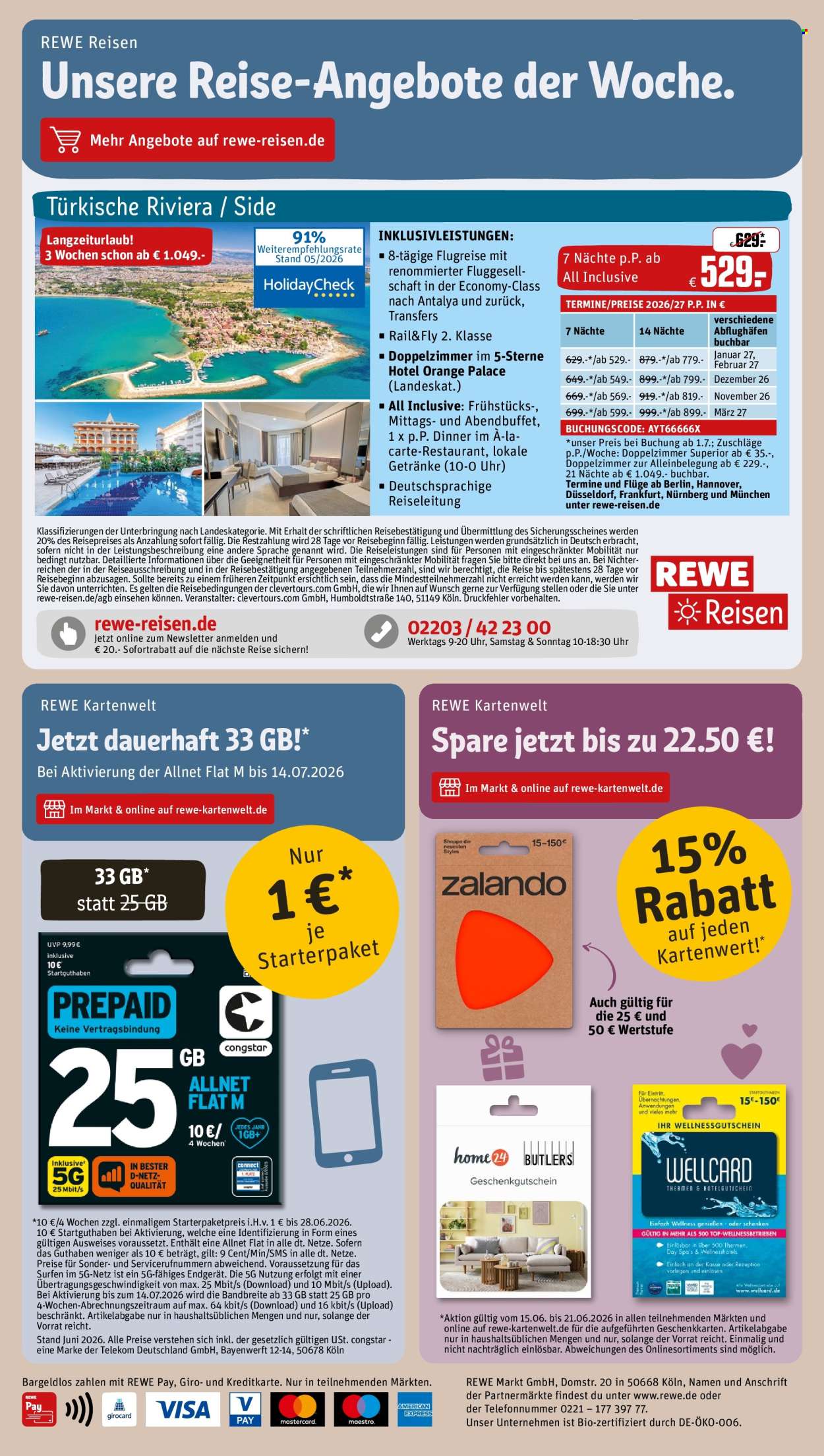 REWE Prospekte  - 15.6.2026 - 21.6.2026. Seite 30