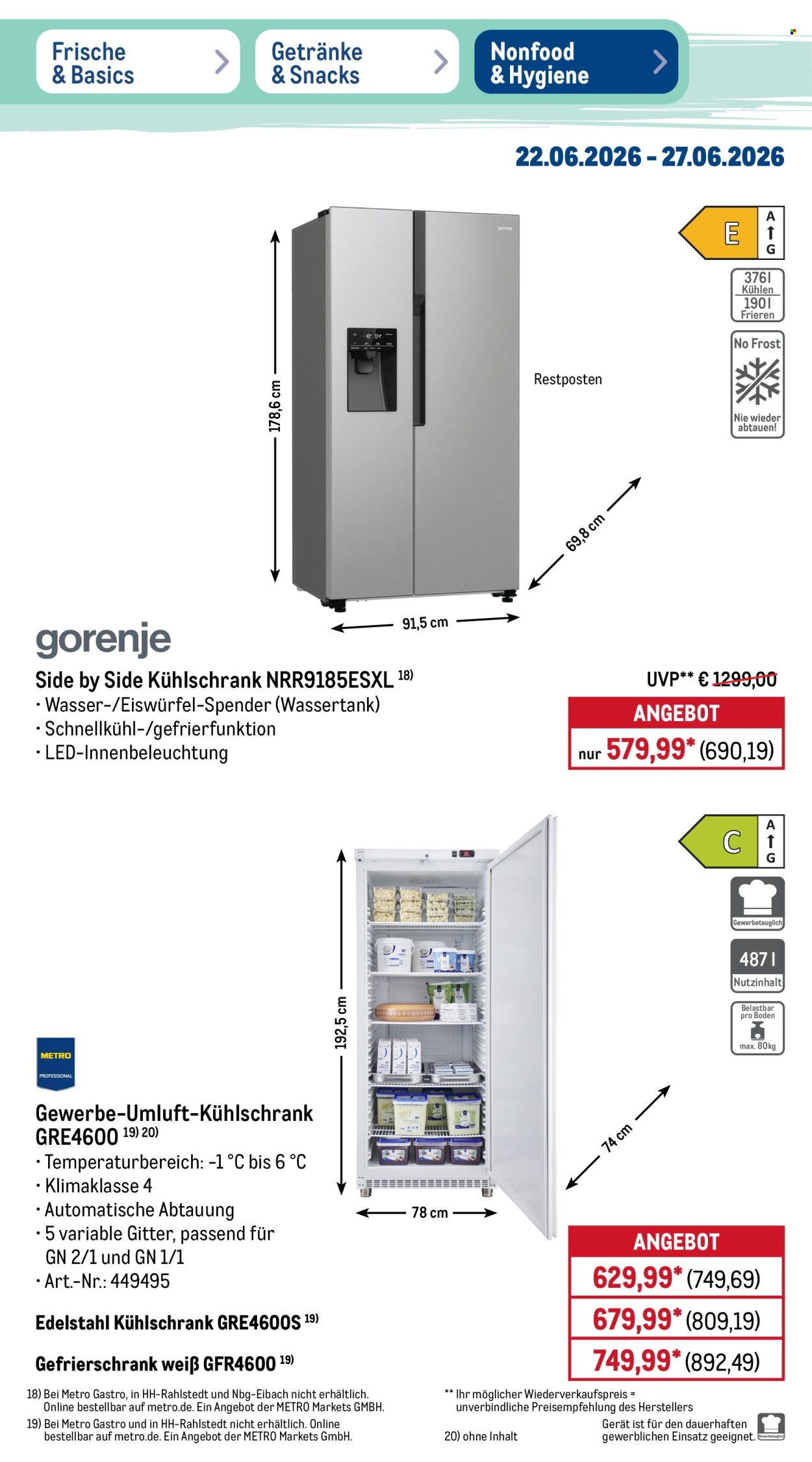 Metro Prospekte  - 22.6.2026 - 27.6.2026. Seite 10