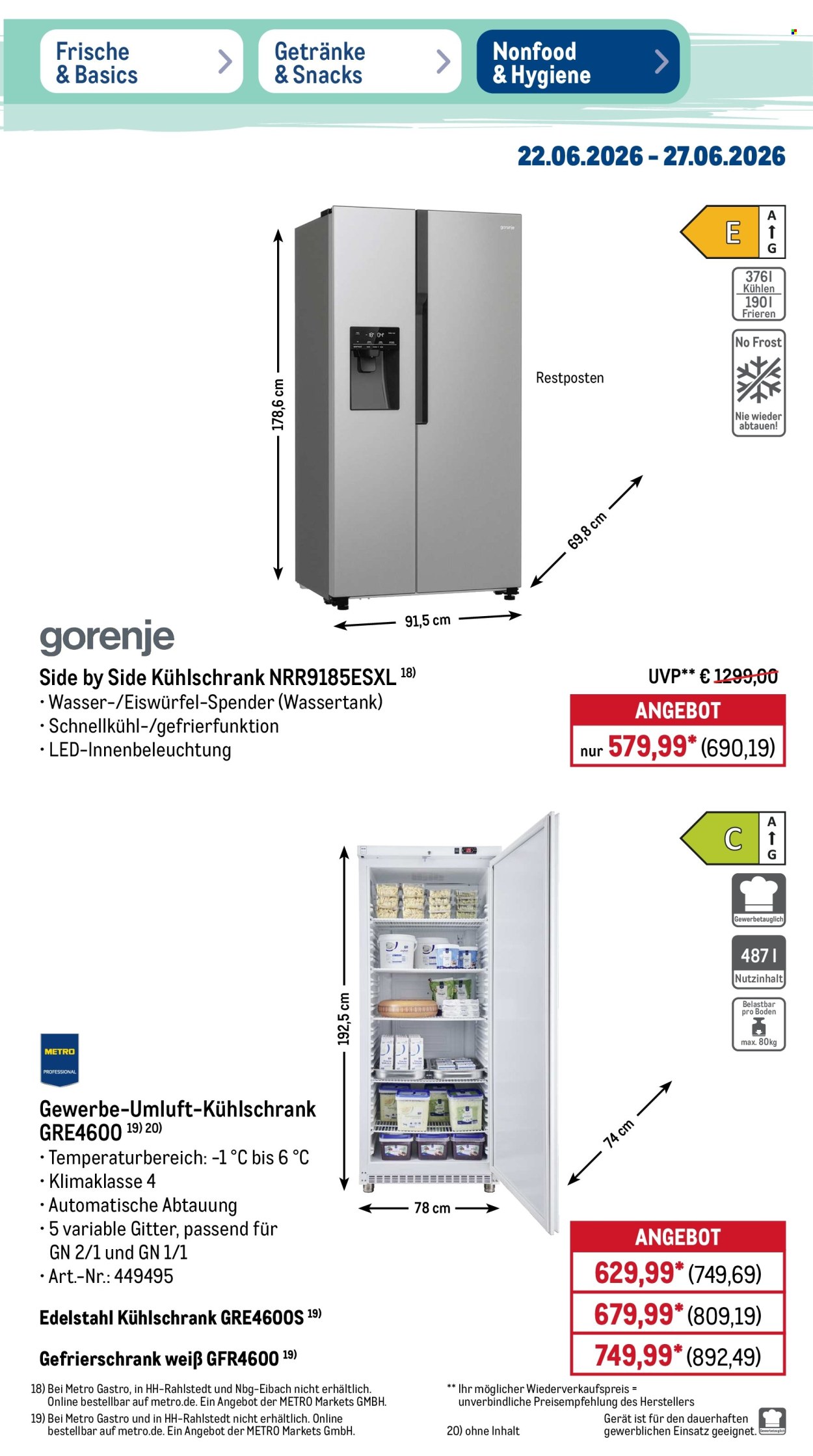 Metro Prospekte  - 22.6.2026 - 27.6.2026. Seite 47