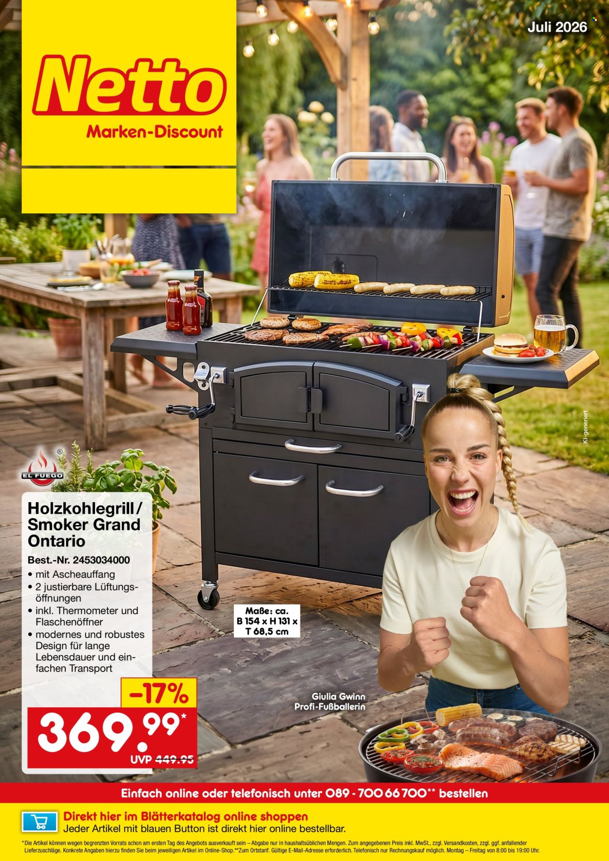 Netto Marken-Discount Prospekte  - 25.6.2026 - 31.7.2026. Seite 1