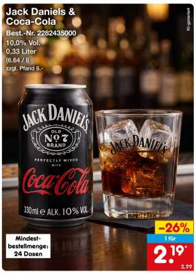 Jack Daniels & Coca Cola*