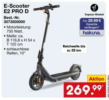 E-Scooter E2 PRO D