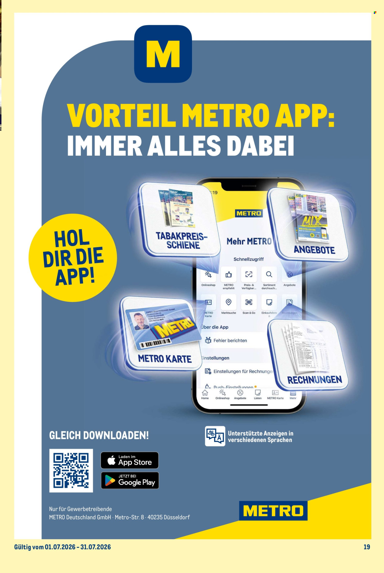 Metro Prospekte  - 1.7.2026 - 31.7.2026. Seite 19