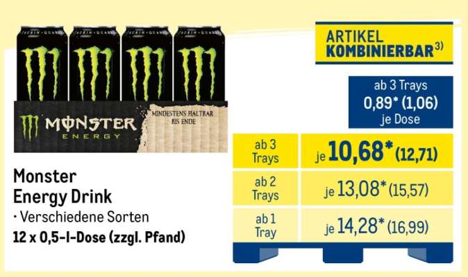 Monster energy drink