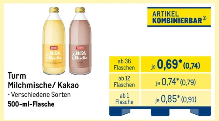 Turm Milchmische/ Kakao