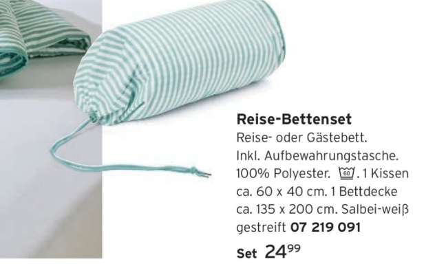Reise-Bettenset