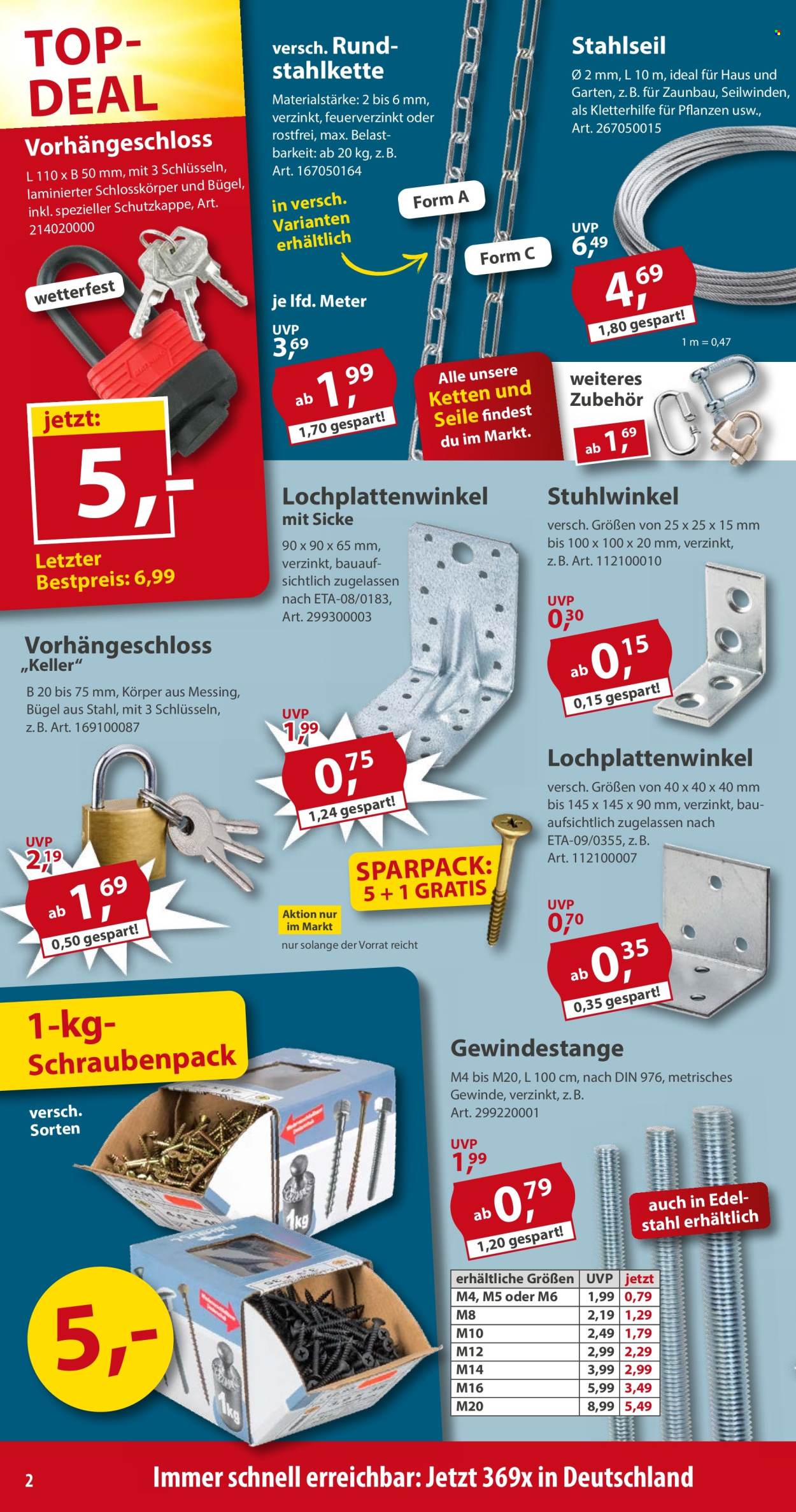 Sonderpreis-Baumarkt Prospekte  - 4.7.2026 - 10.7.2026. Seite 2