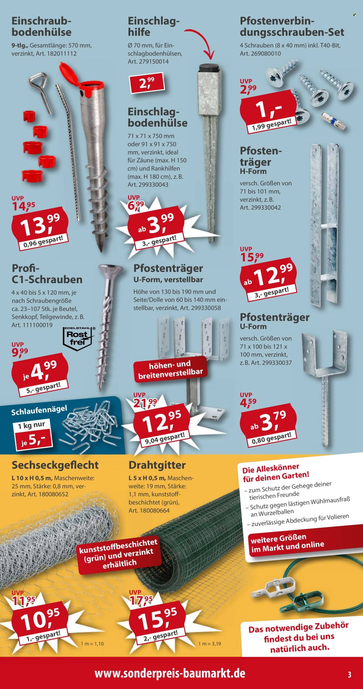 Sonderpreis-Baumarkt Prospekte  - 4.7.2026 - 10.7.2026. Seite 3
