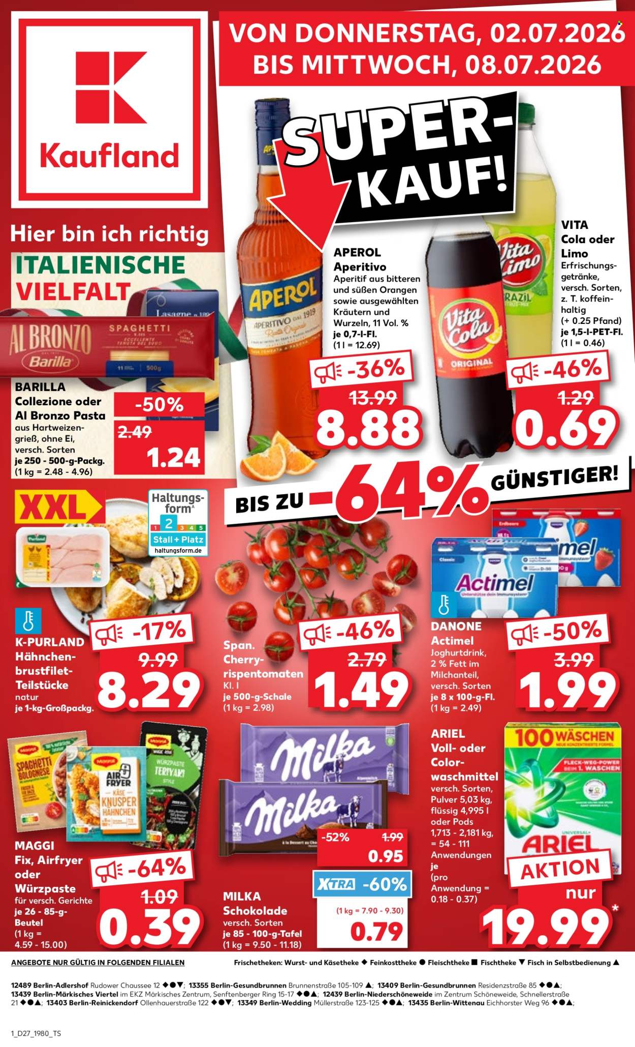 Kaufland Prospekte  - 2.7.2026 - 8.7.2026. Seite 1