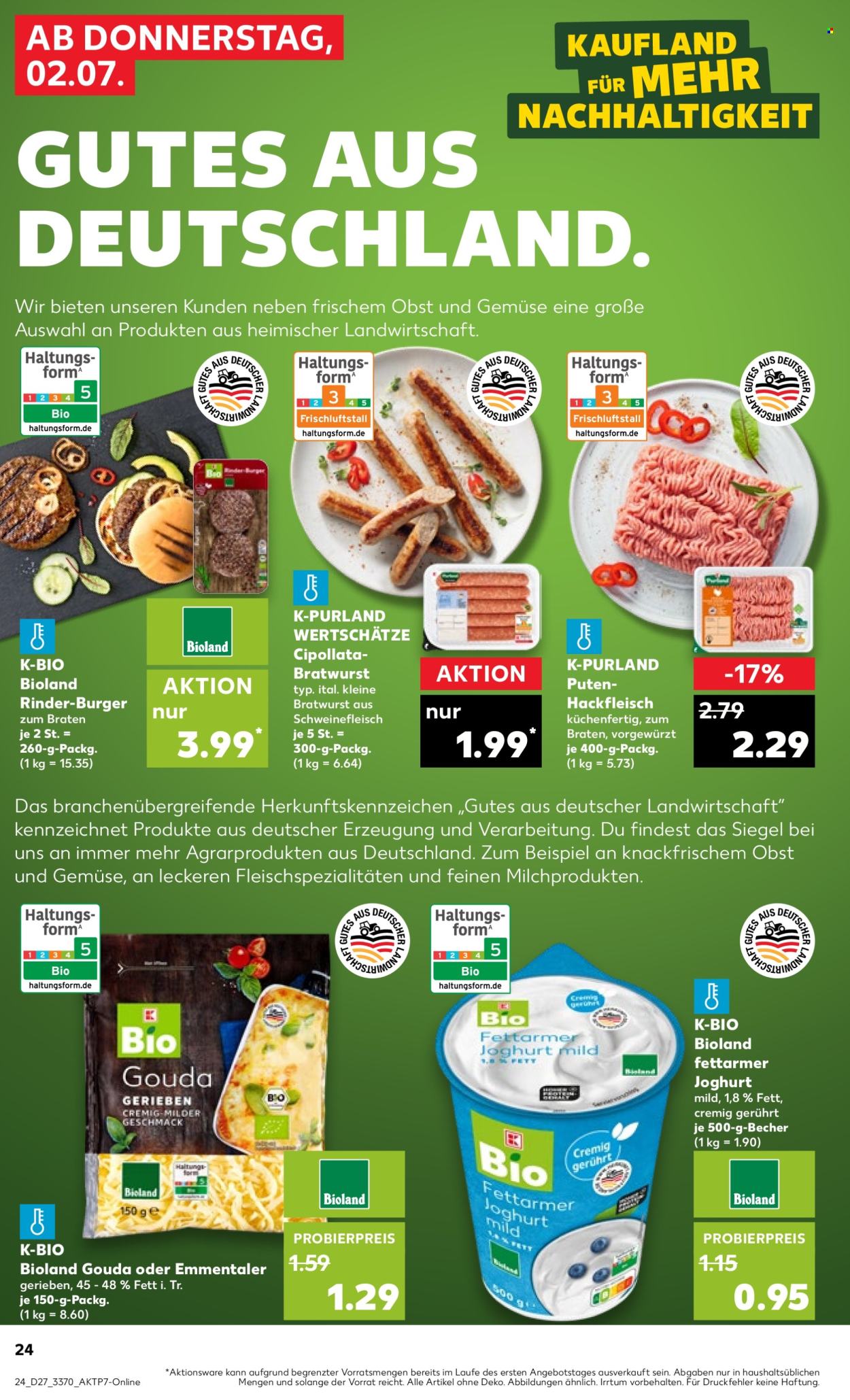 Kaufland Prospekte  - 2.7.2026 - 8.7.2026. Seite 24