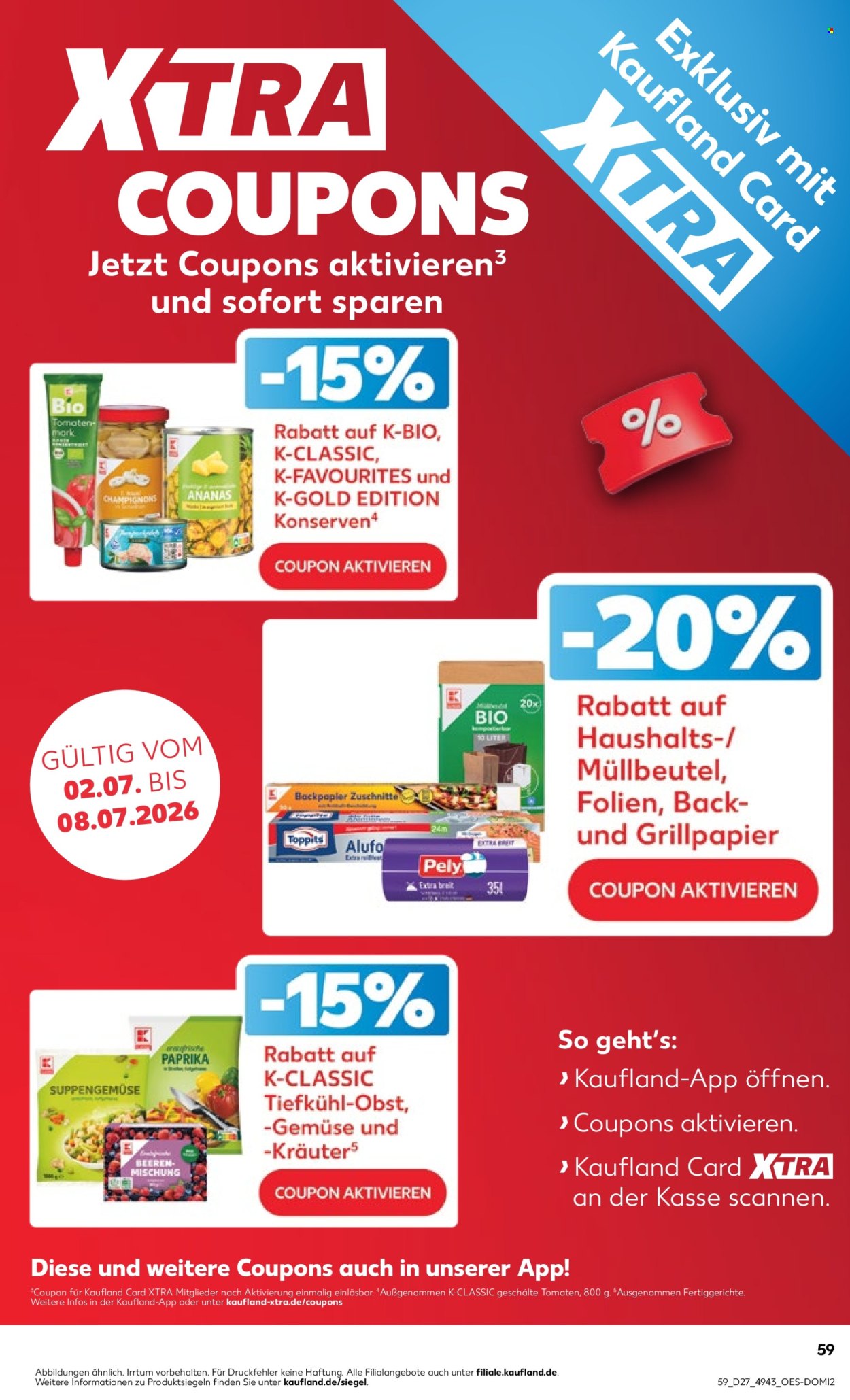Kaufland Prospekte  - 2.7.2026 - 8.7.2026. Seite 59