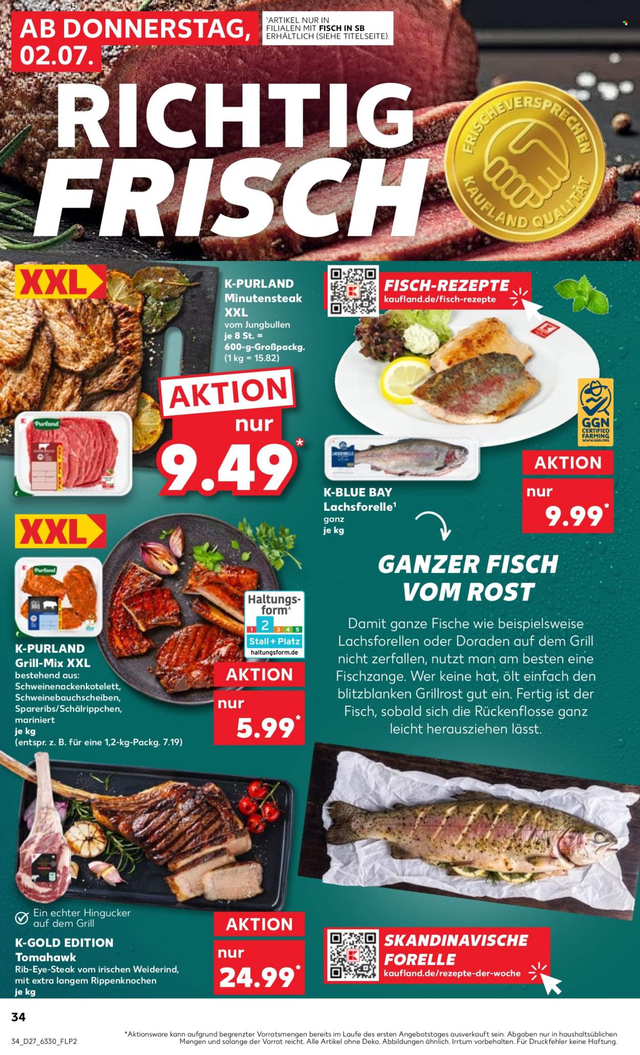 Kaufland Prospekte  - 2.7.2026 - 8.7.2026. Seite 34