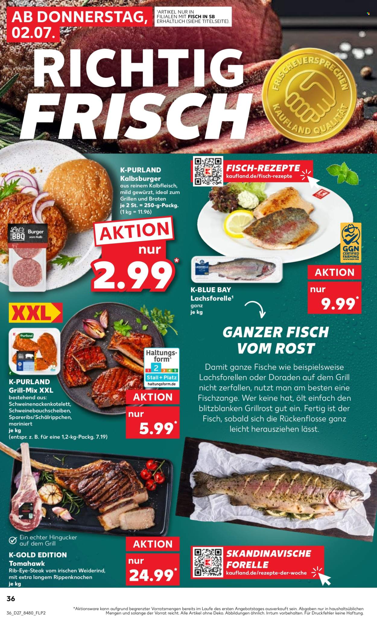 Kaufland Prospekte  - 2.7.2026 - 8.7.2026. Seite 36