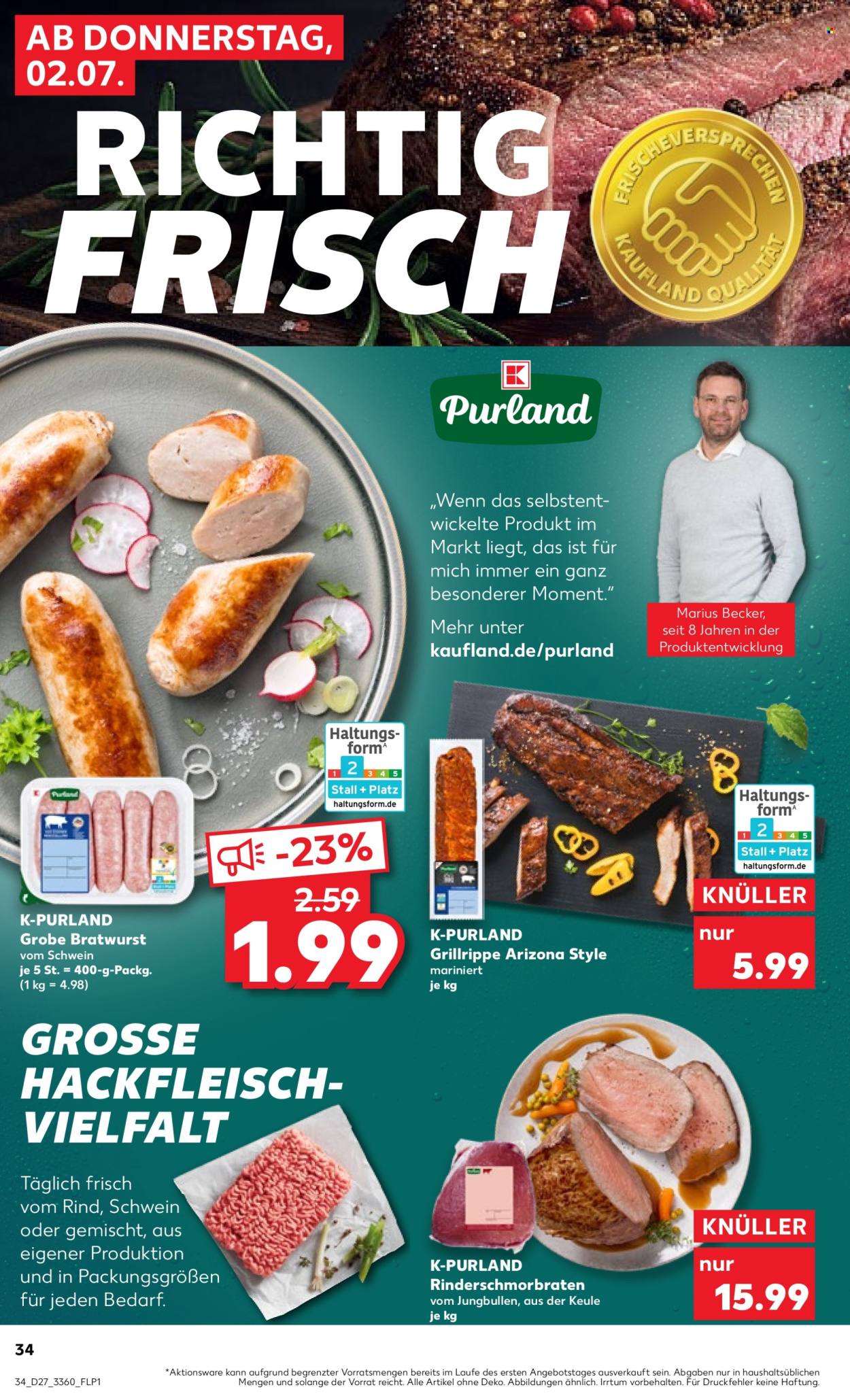Kaufland Prospekte  - 2.7.2026 - 8.7.2026. Seite 34