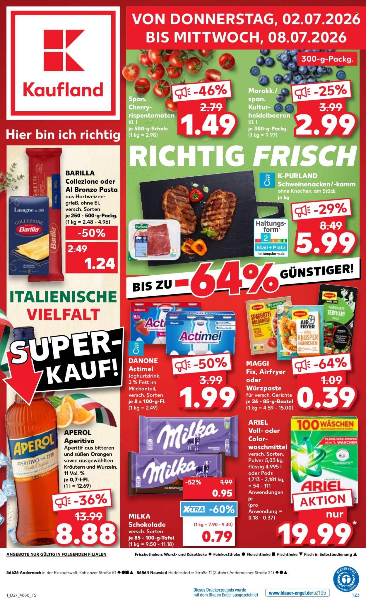 Kaufland Prospekte  - 2.7.2026 - 8.7.2026. Seite 1