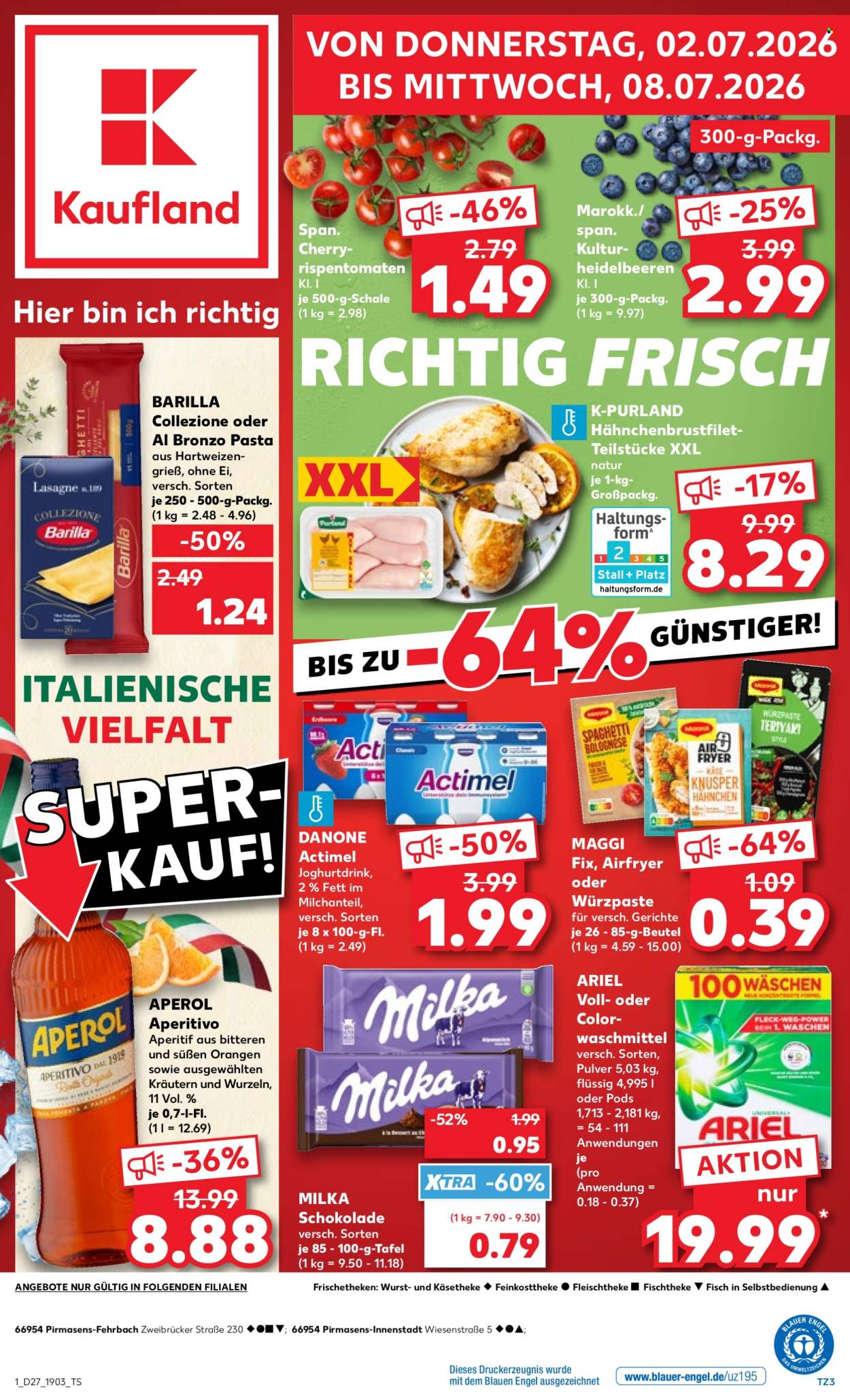 Kaufland Prospekte  - 2.7.2026 - 8.7.2026. Seite 1
