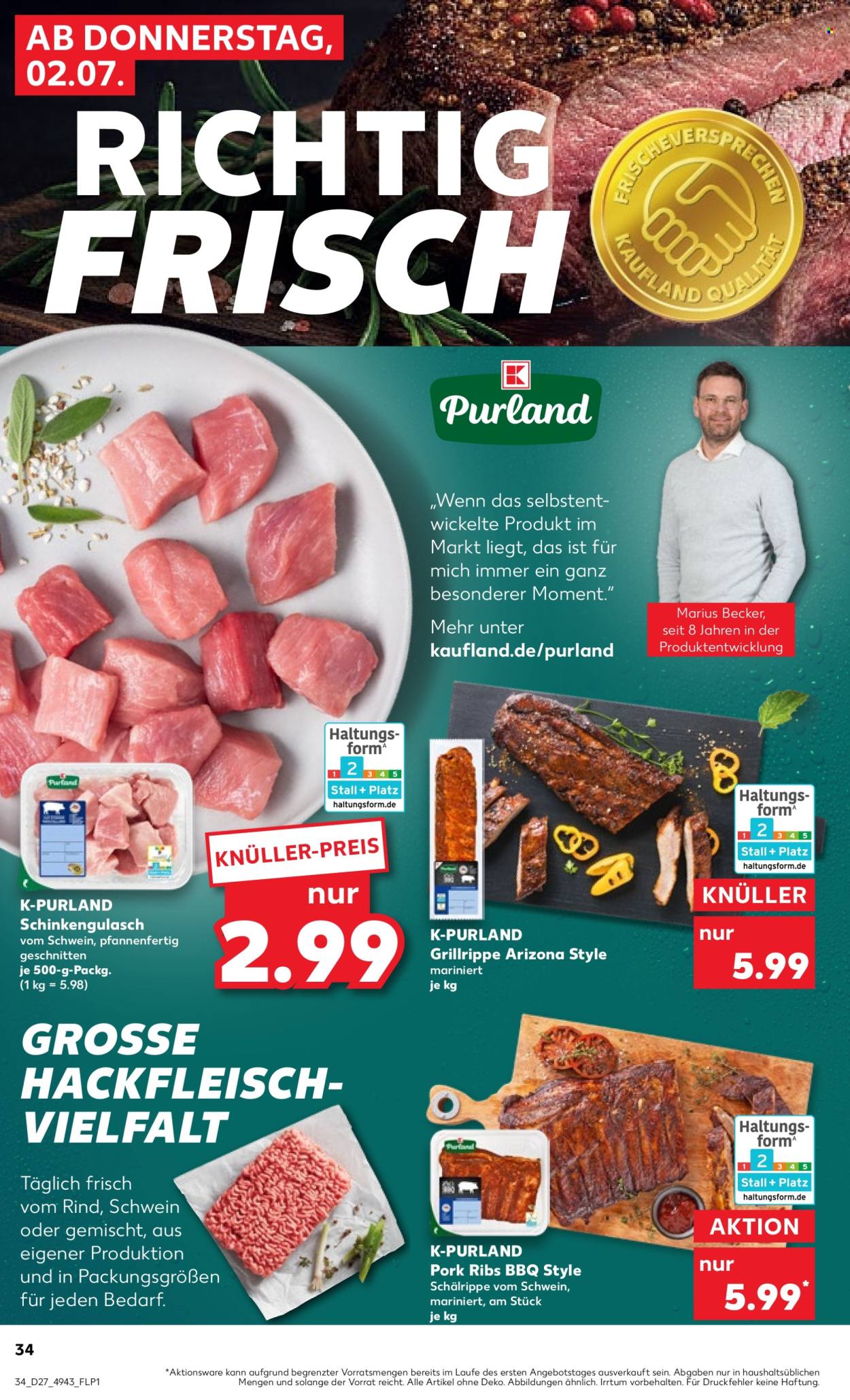 Kaufland Prospekte  - 2.7.2026 - 8.7.2026. Seite 34