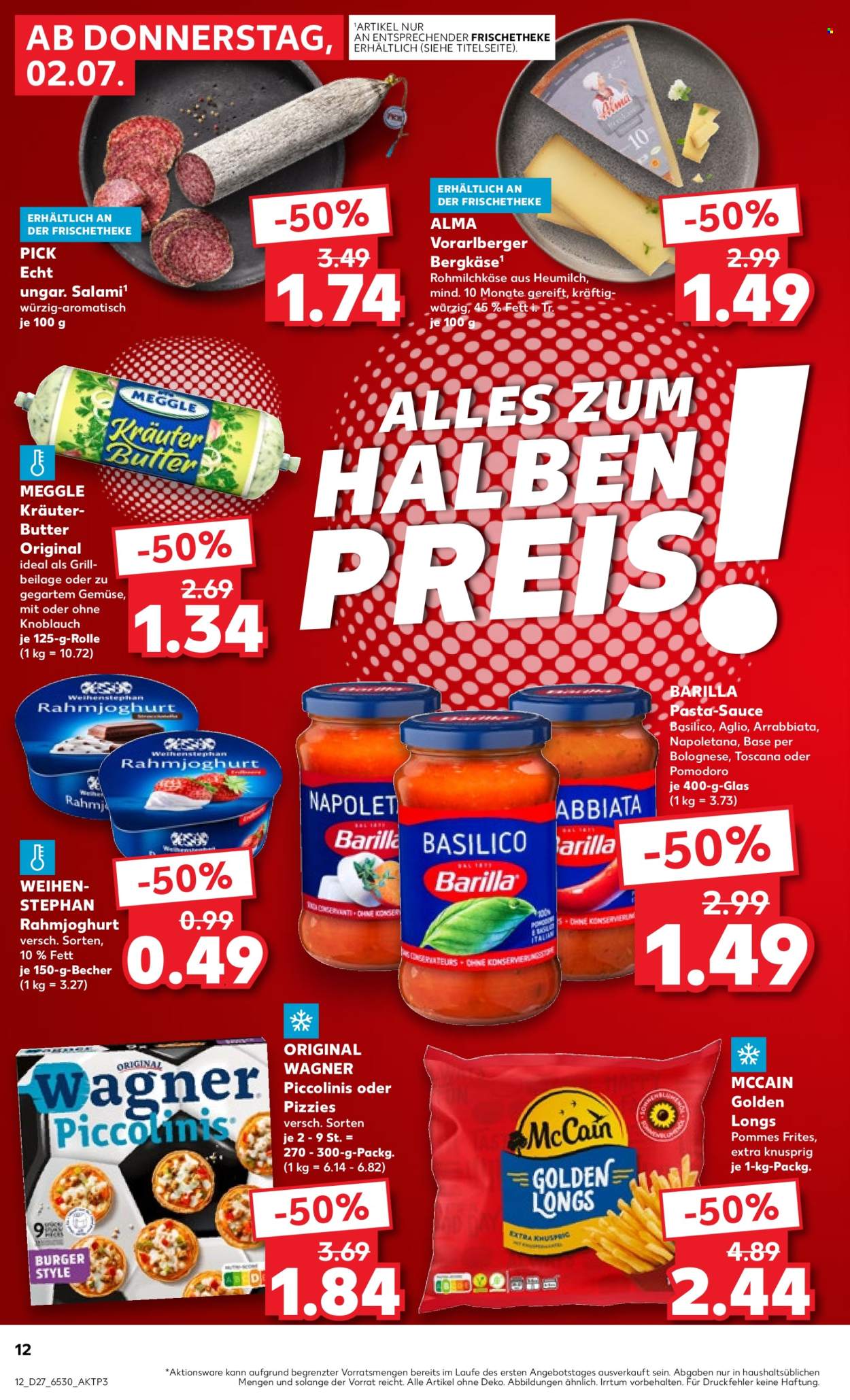 Kaufland Prospekte  - 2.7.2026 - 8.7.2026. Seite 12