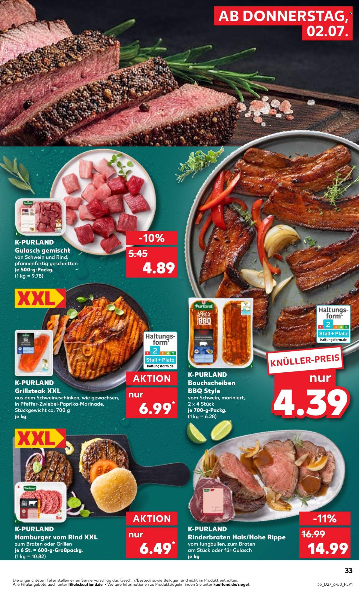 Kaufland Prospekte  - 2.7.2026 - 8.7.2026. Seite 33