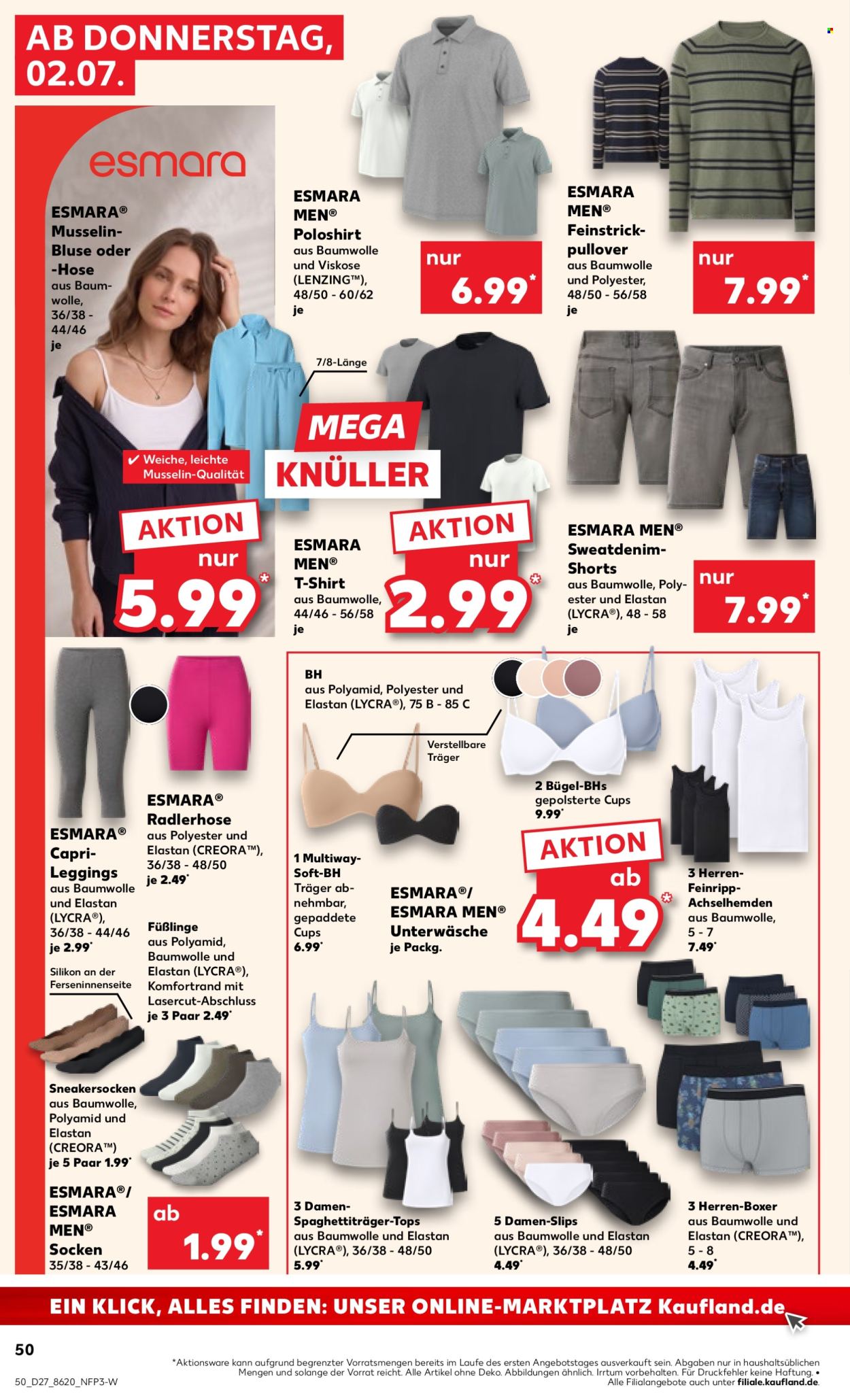 Kaufland Prospekte  - 2.7.2026 - 8.7.2026. Seite 50