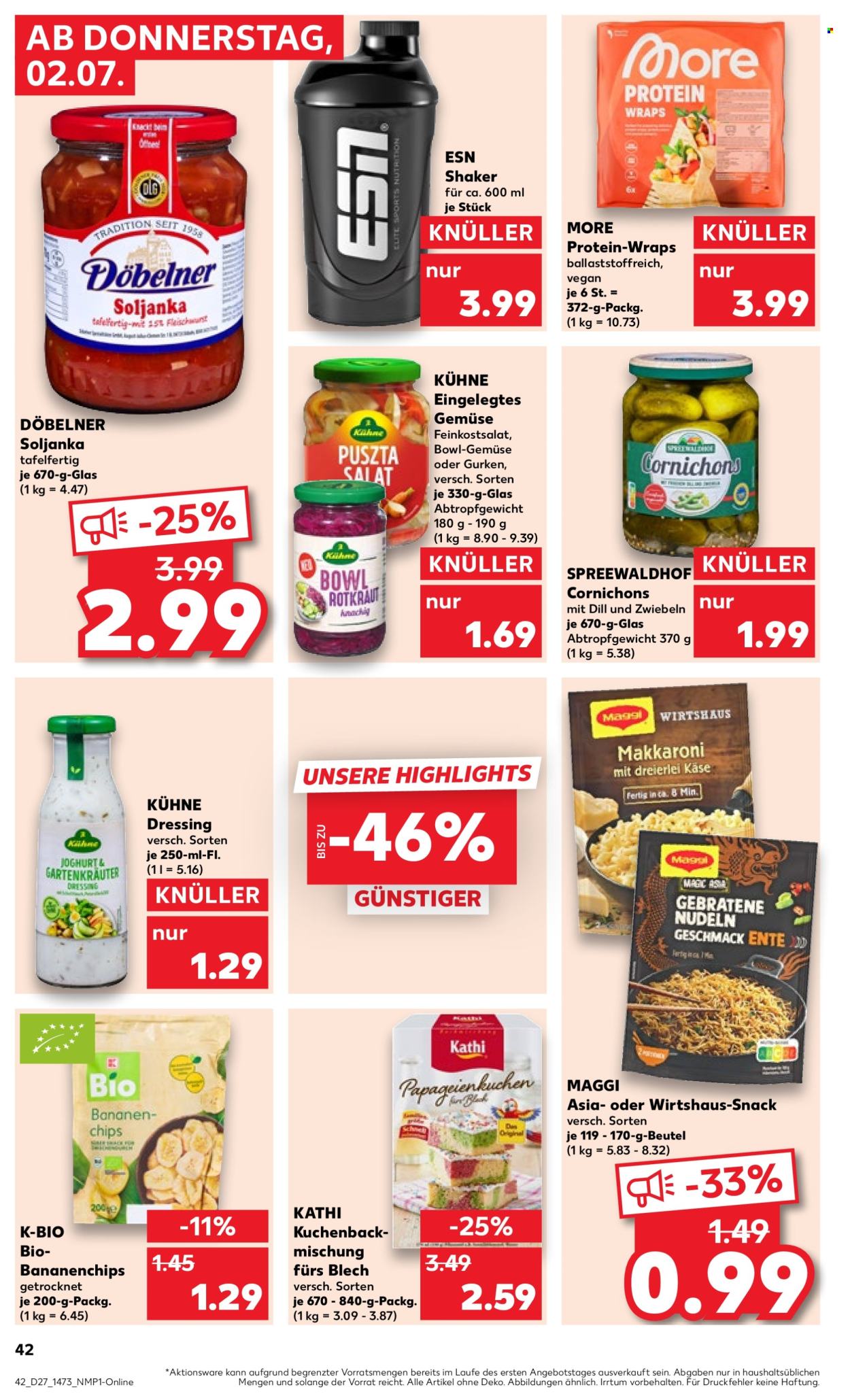 Kaufland Prospekte  - 2.7.2026 - 8.7.2026. Seite 42