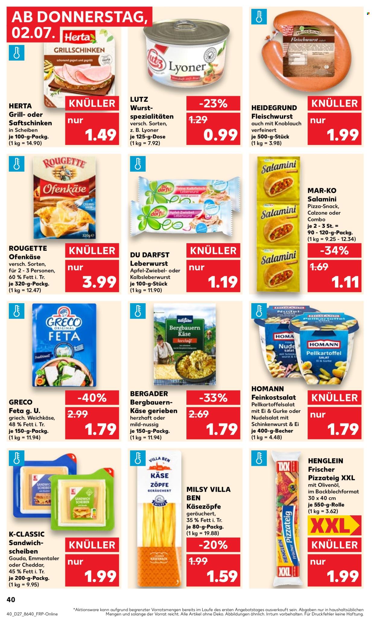 Kaufland Prospekte  - 2.7.2026 - 8.7.2026. Seite 40