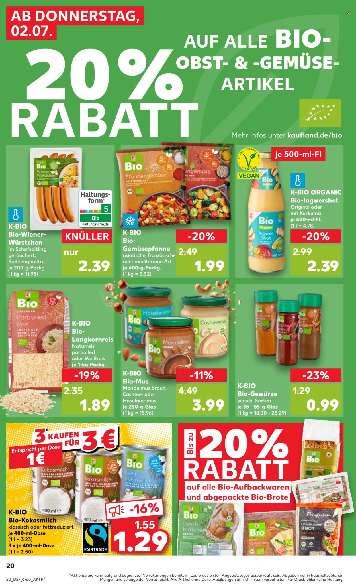 Kaufland Prospekte  - 2.7.2026 - 8.7.2026. Seite 20