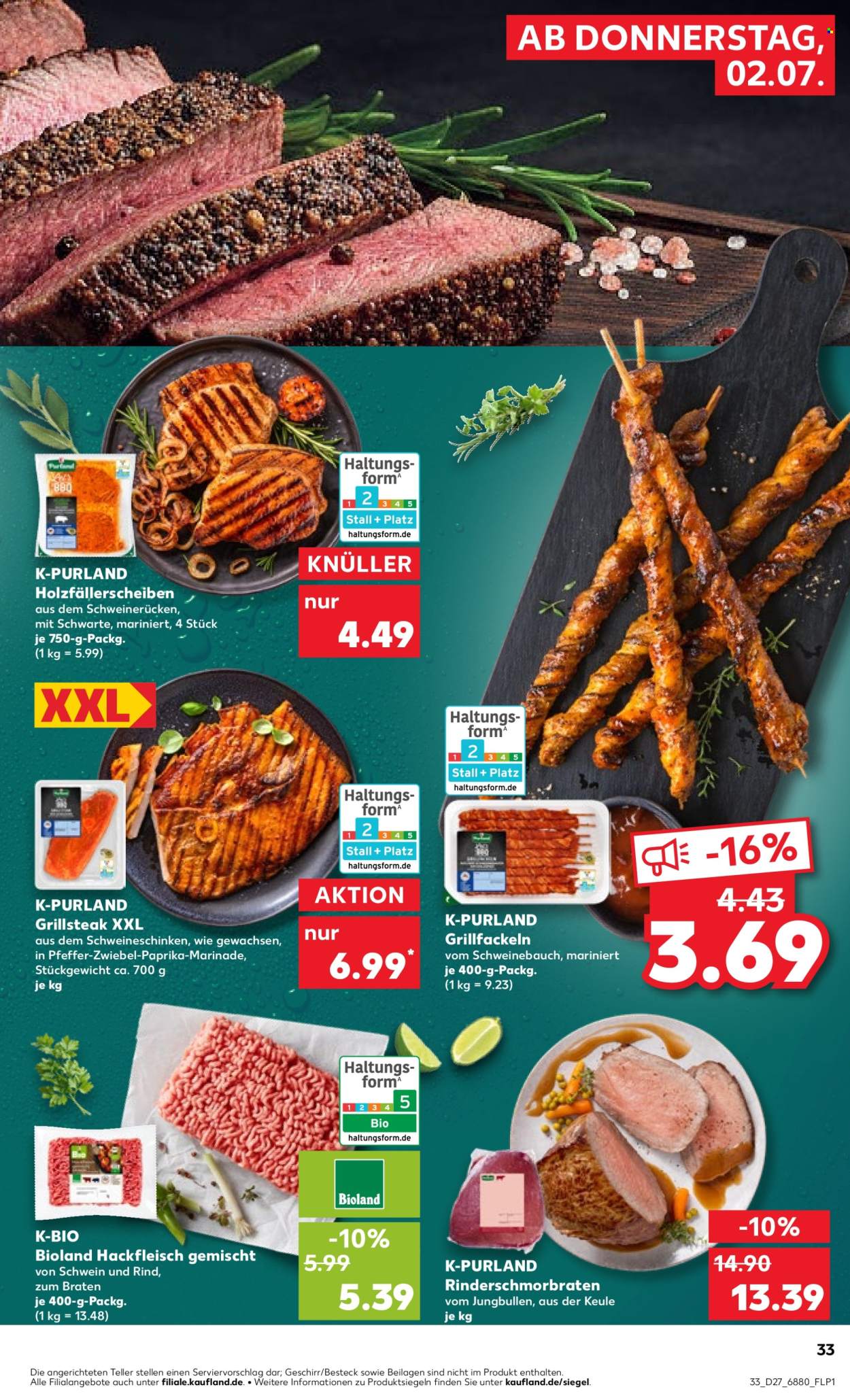 Kaufland Prospekte  - 2.7.2026 - 8.7.2026. Seite 33