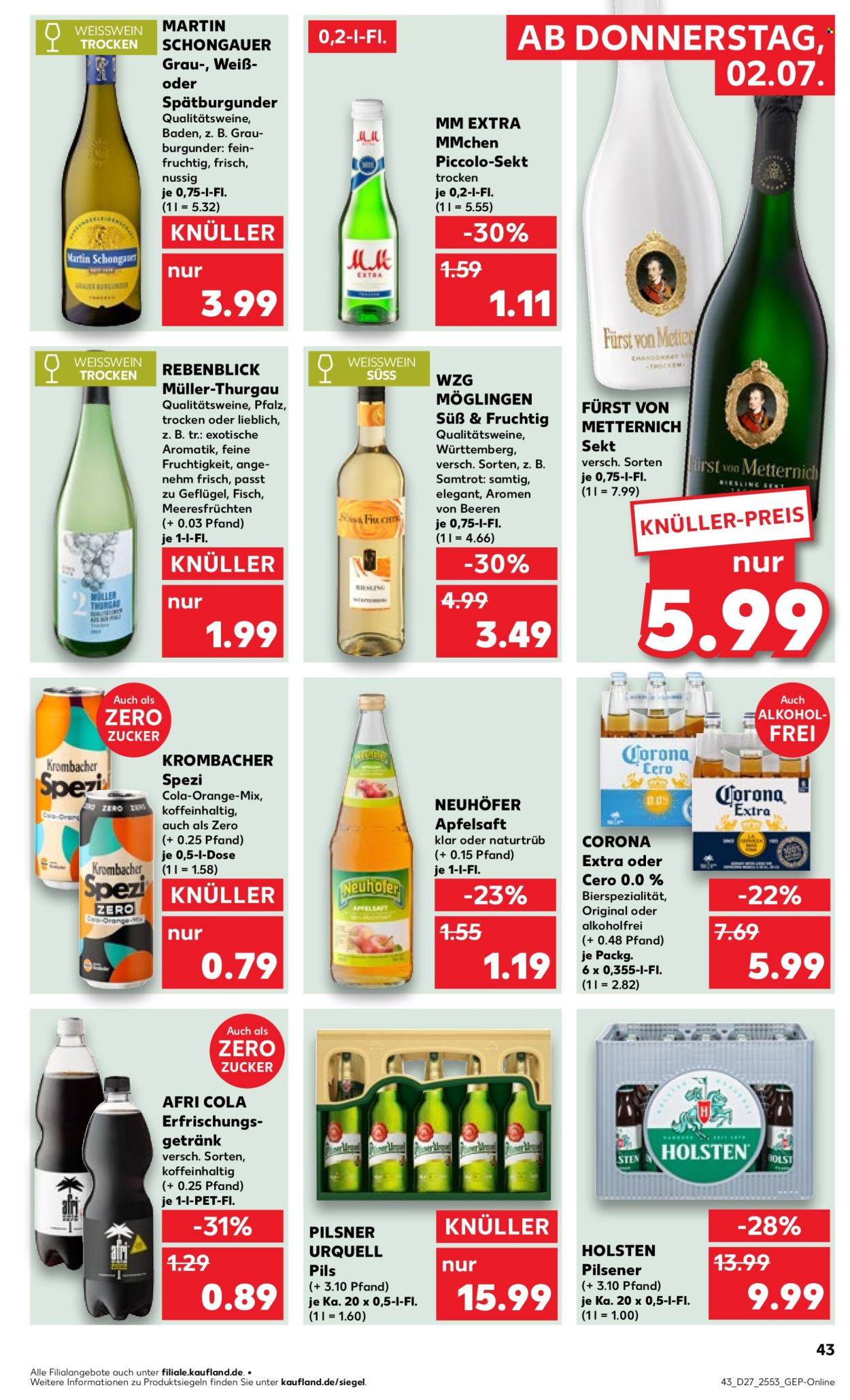 Kaufland Prospekte  - 2.7.2026 - 8.7.2026. Seite 43