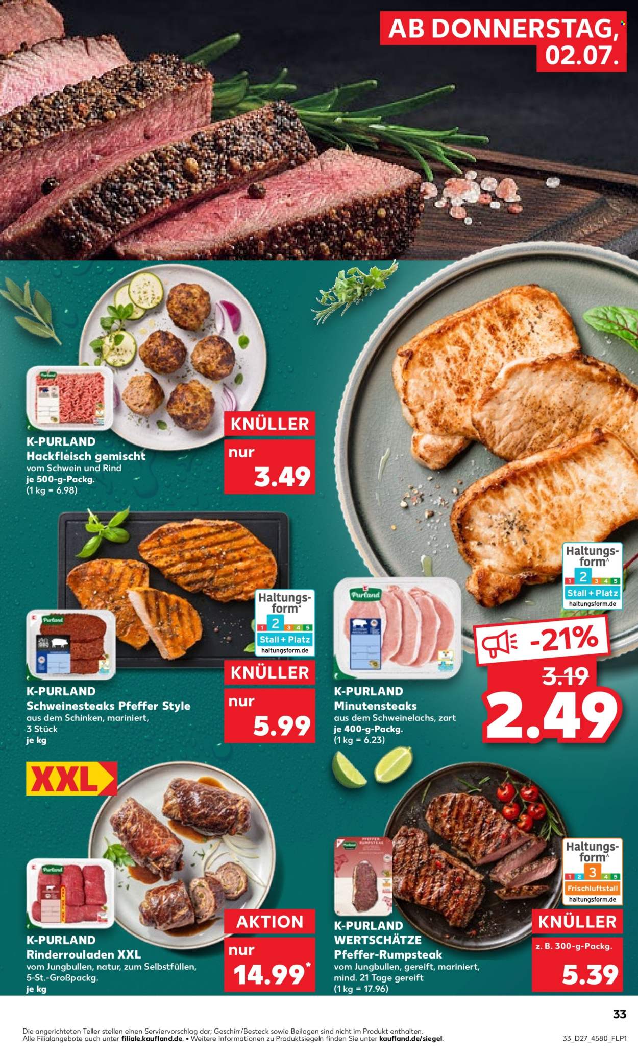 Kaufland Prospekte  - 2.7.2026 - 8.7.2026. Seite 33