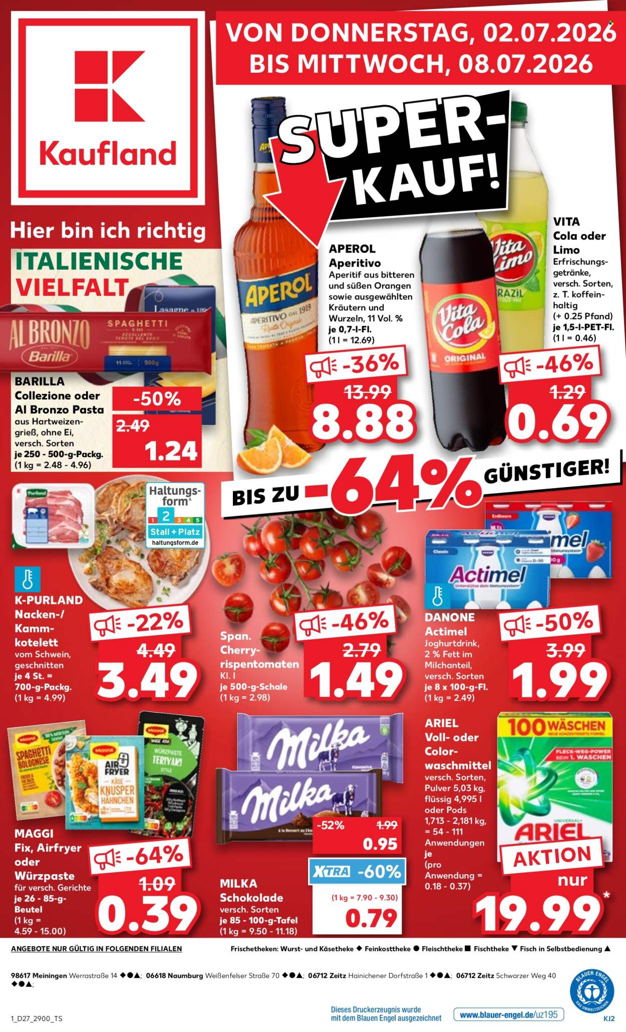 Kaufland Prospekte  - 2.7.2026 - 8.7.2026. Seite 1