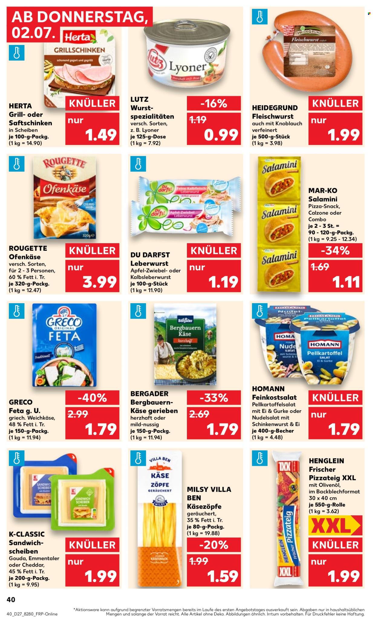 Kaufland Prospekte  - 2.7.2026 - 8.7.2026. Seite 38