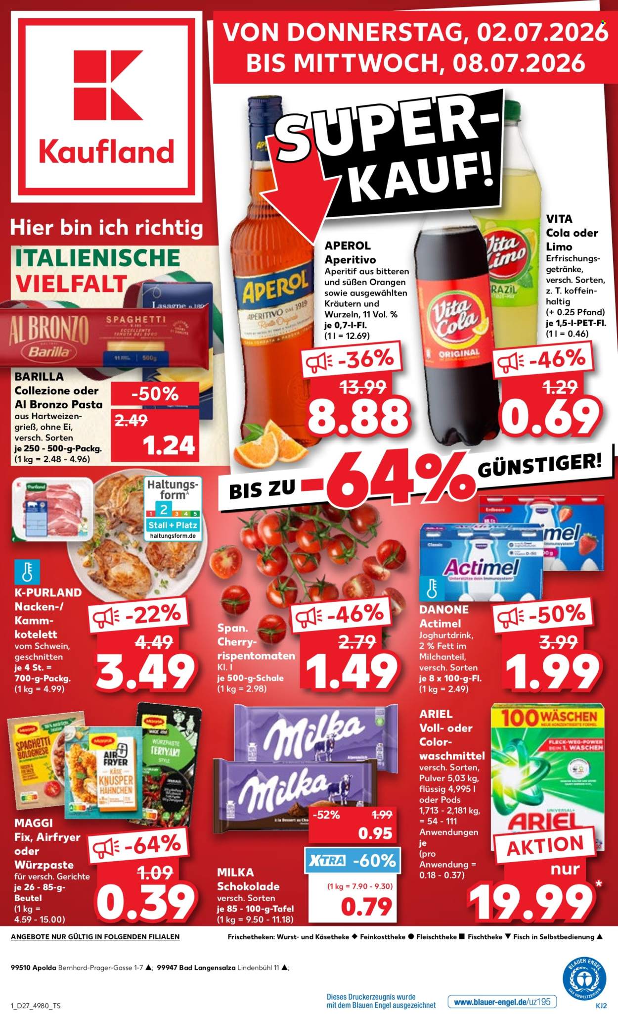 Kaufland Prospekte  - 2.7.2026 - 8.7.2026. Seite 1