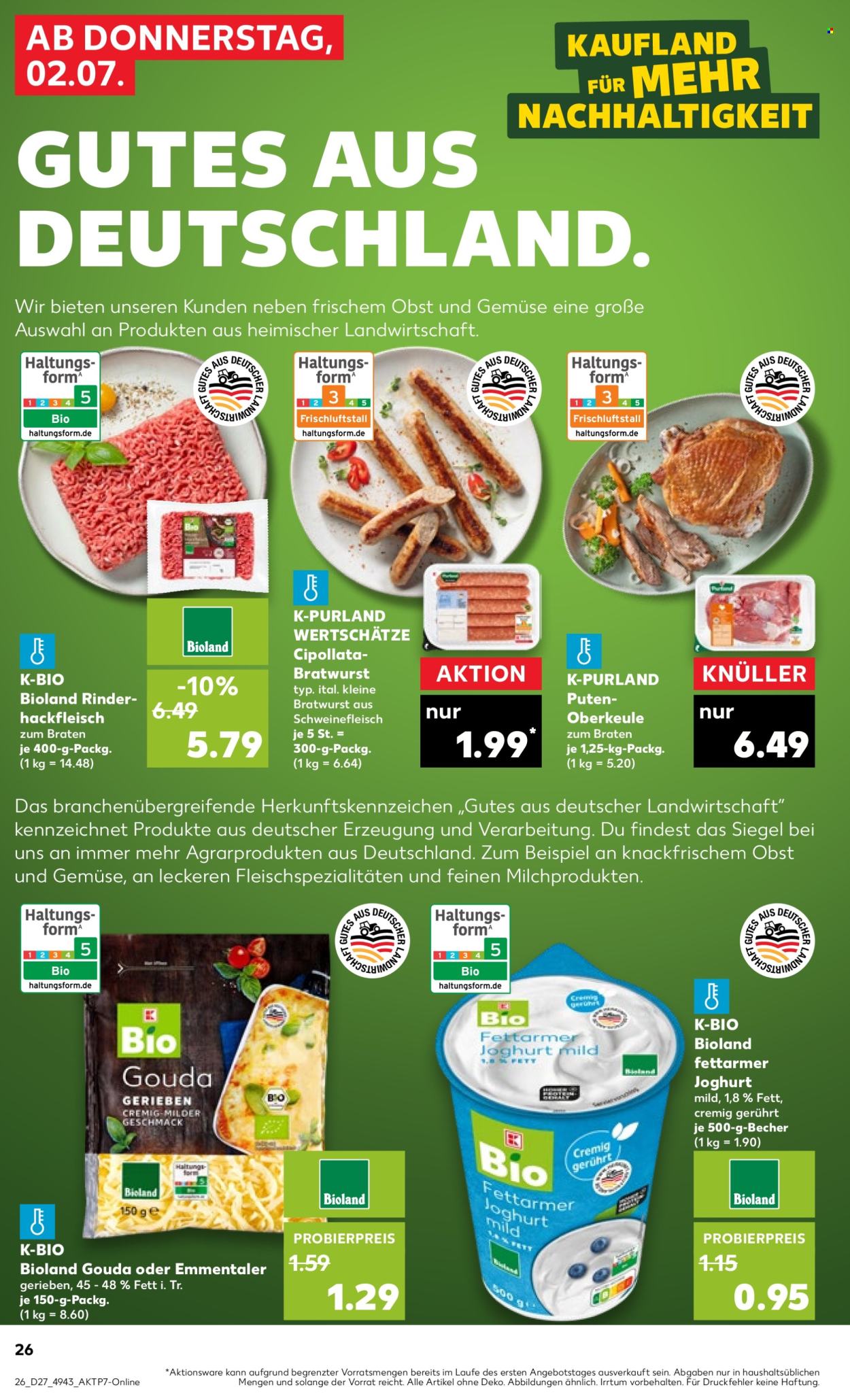 Kaufland Prospekte  - 2.7.2026 - 8.7.2026. Seite 26