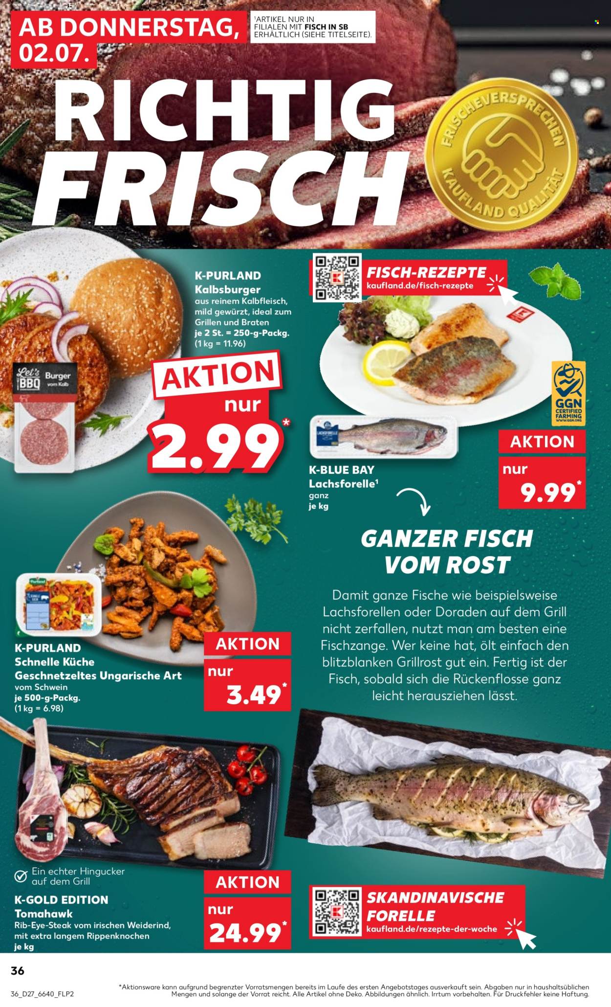 Kaufland Prospekte  - 2.7.2026 - 8.7.2026. Seite 36